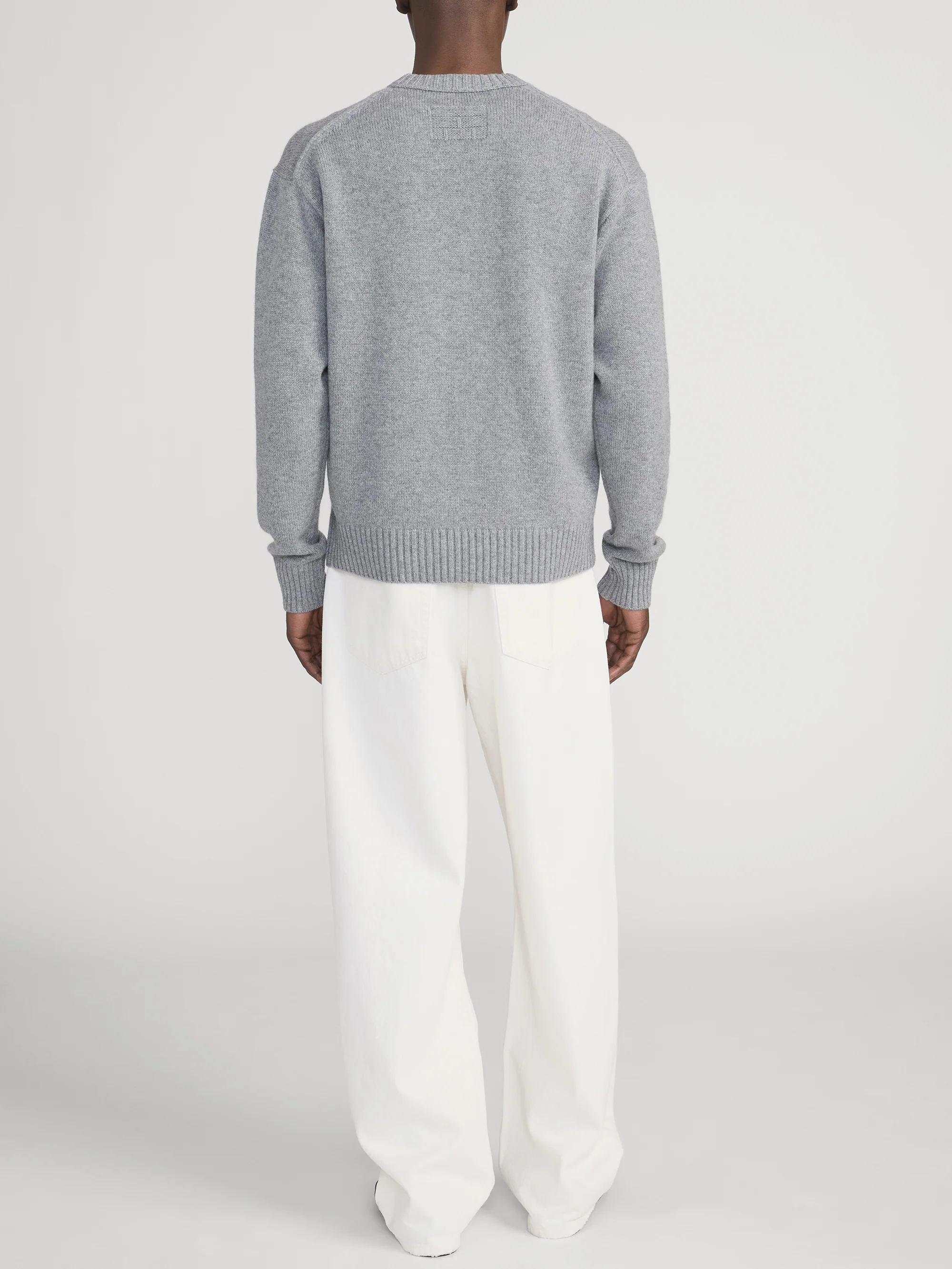 Baggy Jean -- Off White Destructed - Image 5