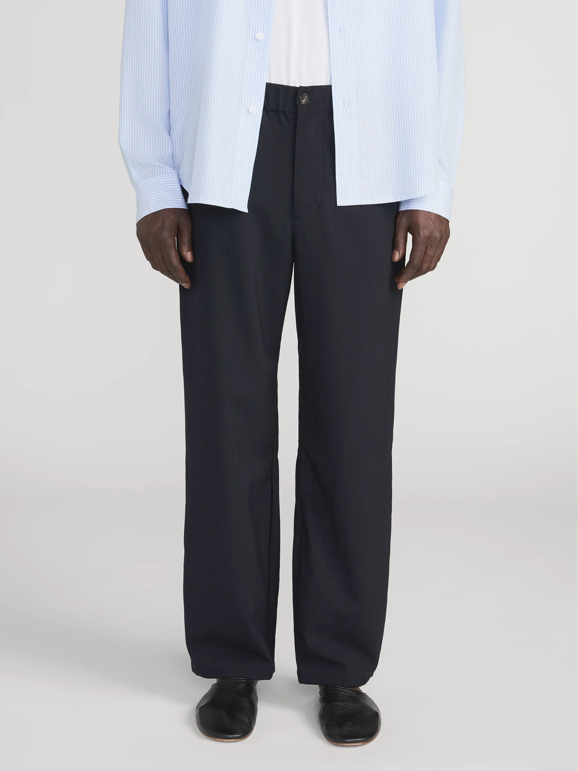 Baggy Trousers -- Dark Navy - Image 2
