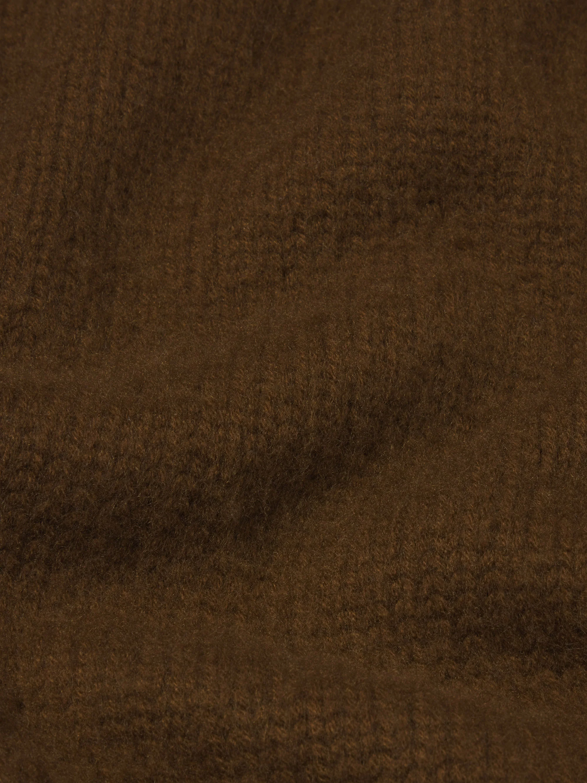 Brushed Cashmere Cardigan -- Caramel - Image 7