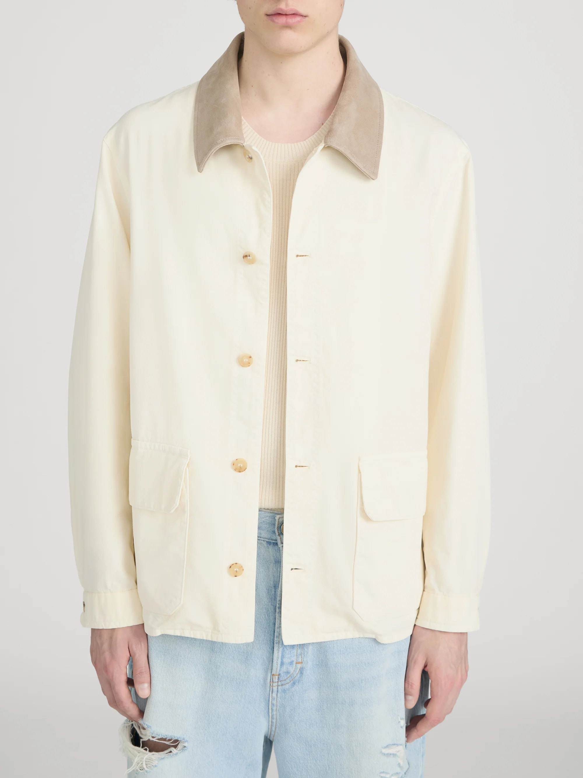 Canvas Jacket -- Off White - Image 3