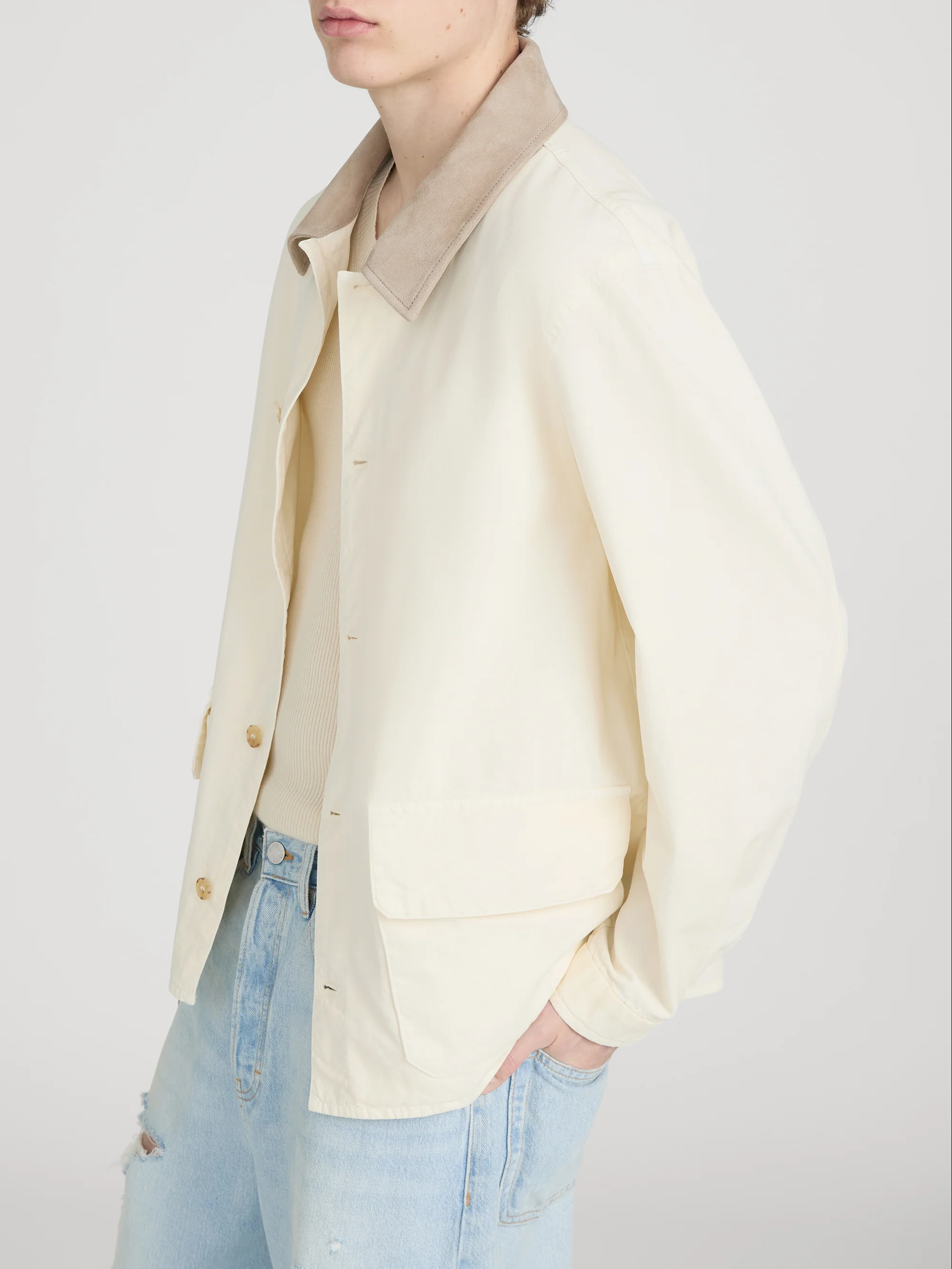 Canvas Jacket -- Off White - Image 5