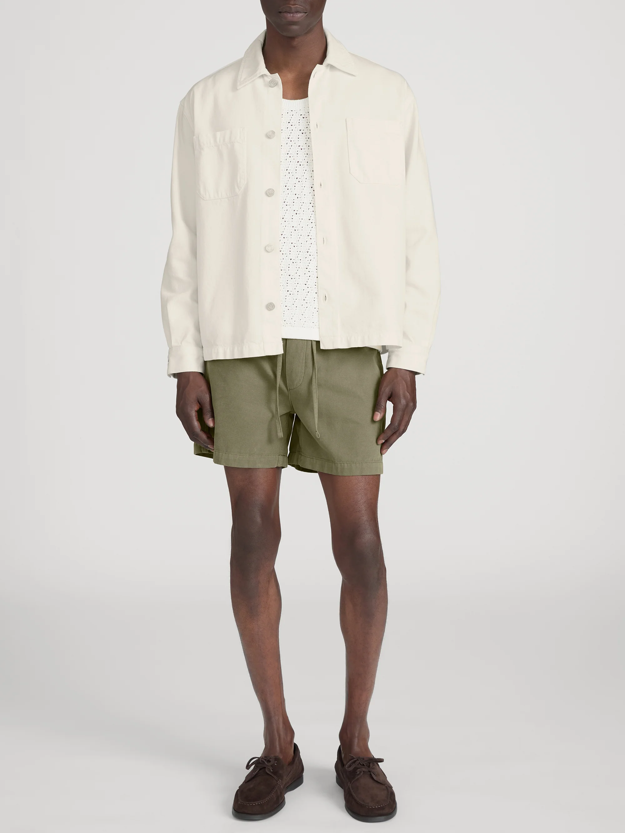 Canvas Shorts -- Military Khaki - Image 2