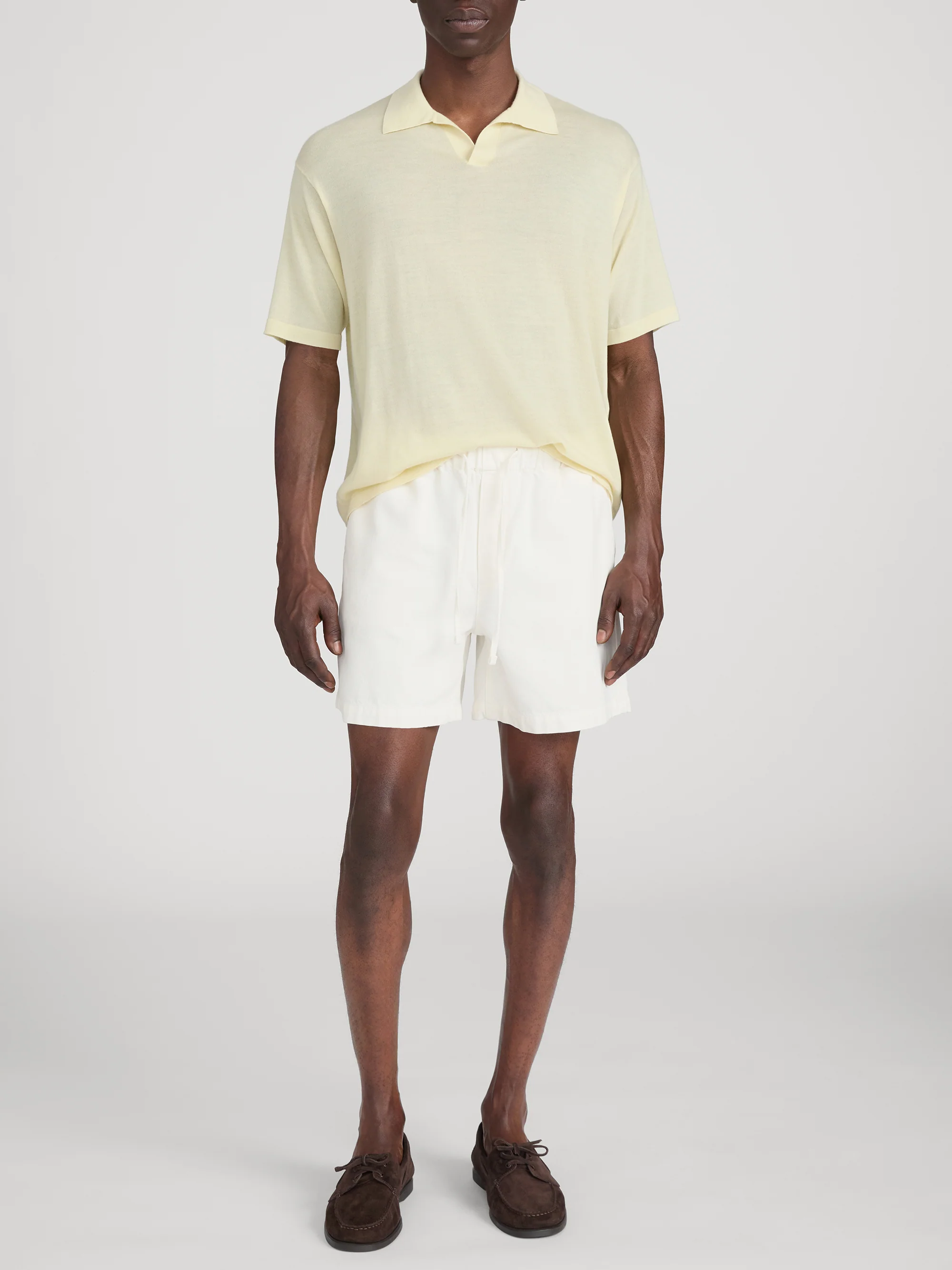 Canvas Shorts -- Off White - Image 2
