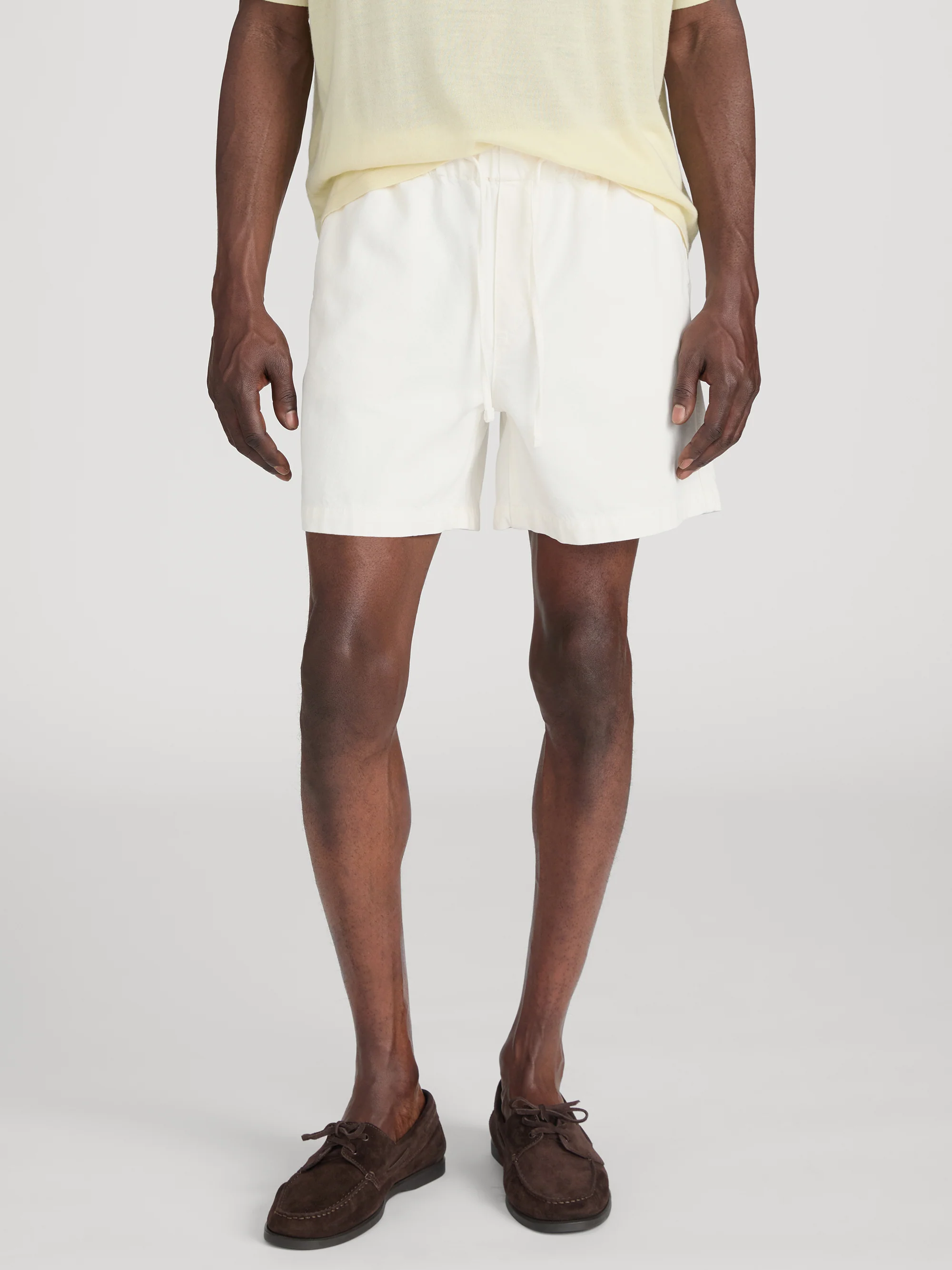 Canvas Shorts -- Off White - Image 3