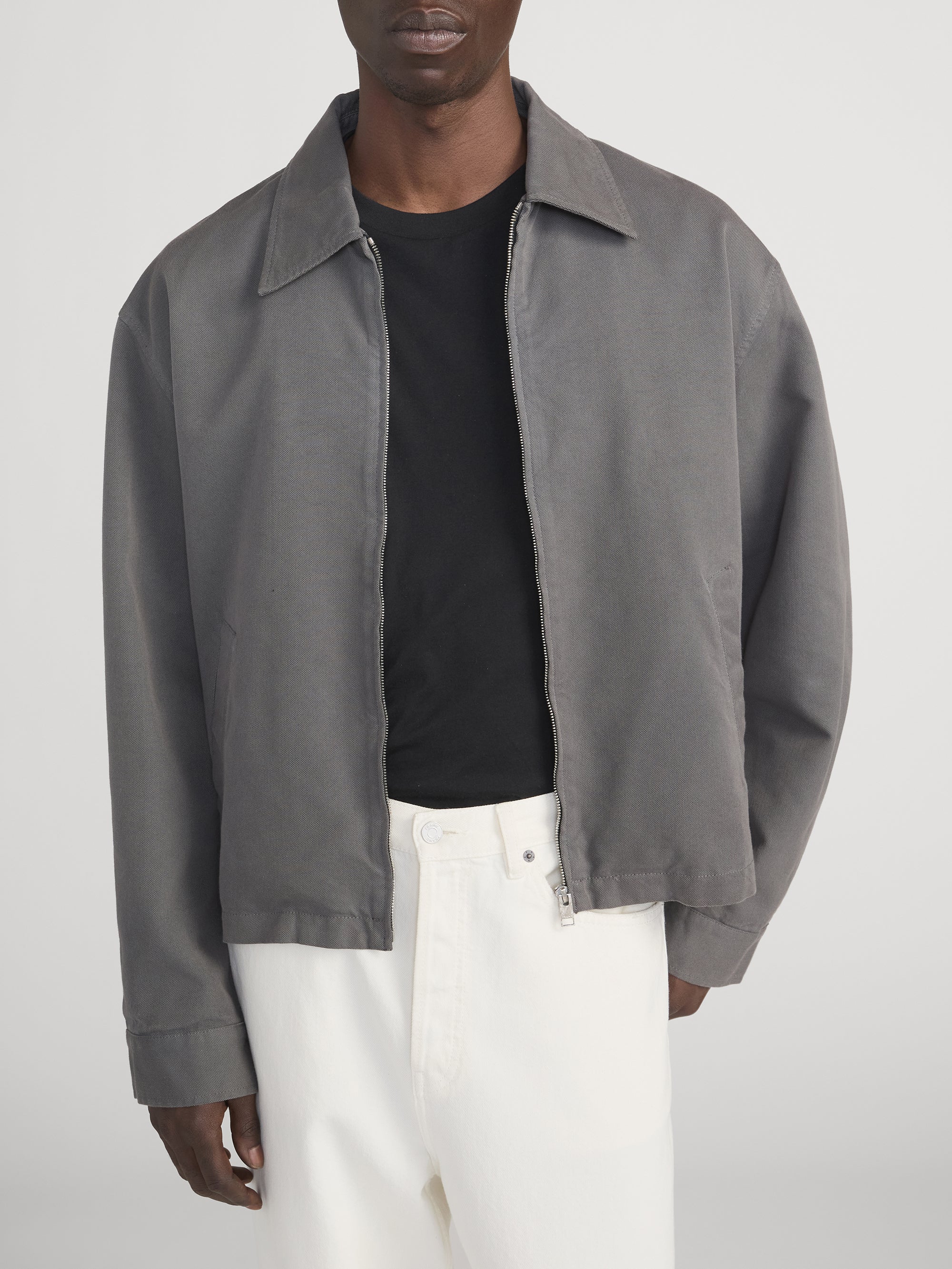 Canvas Trucker Jacket -- Modern Grey - Image 3