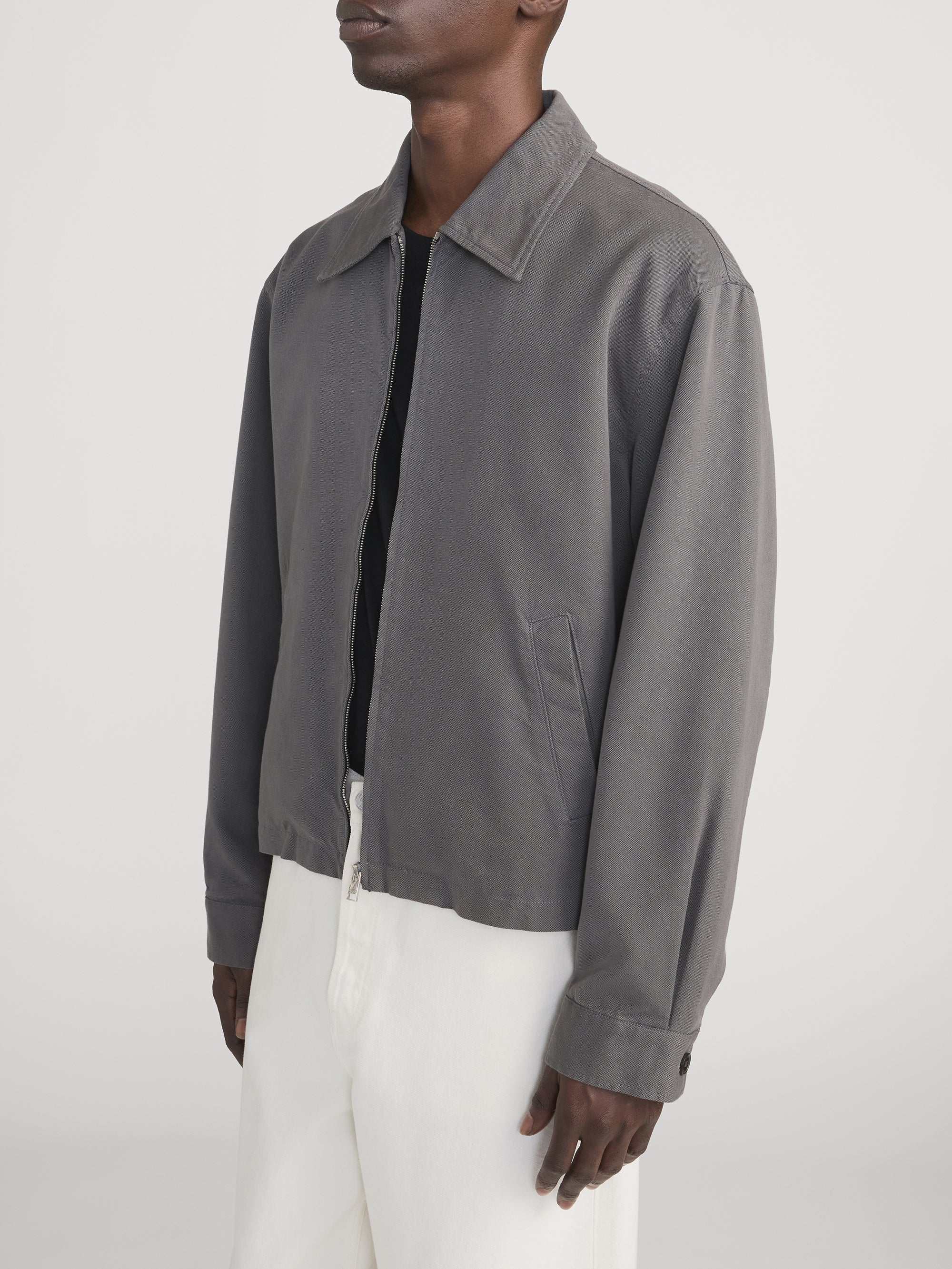 Canvas Trucker Jacket -- Modern Grey - Image 4