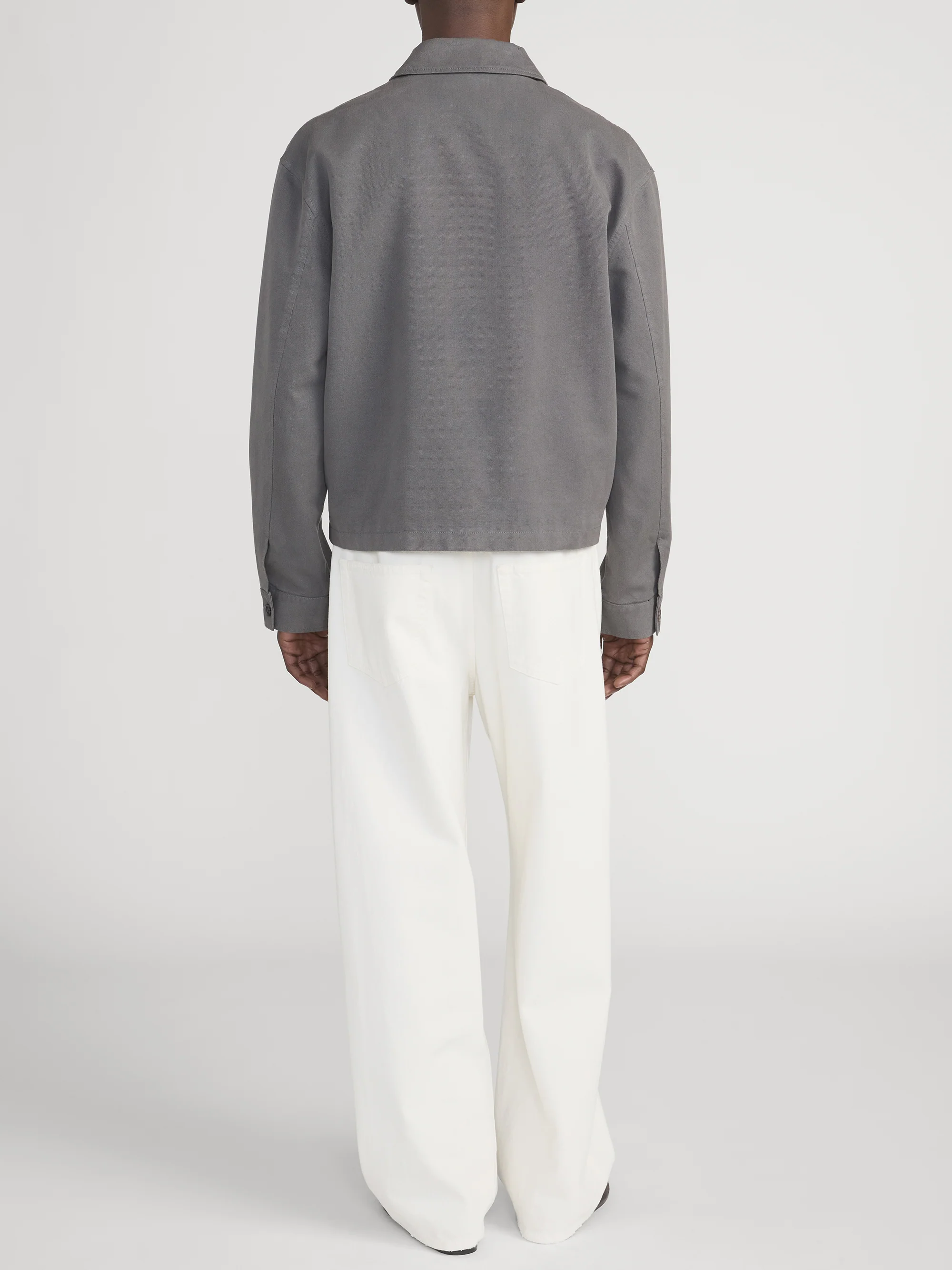 Canvas Trucker Jacket -- Modern Grey - Image 6
