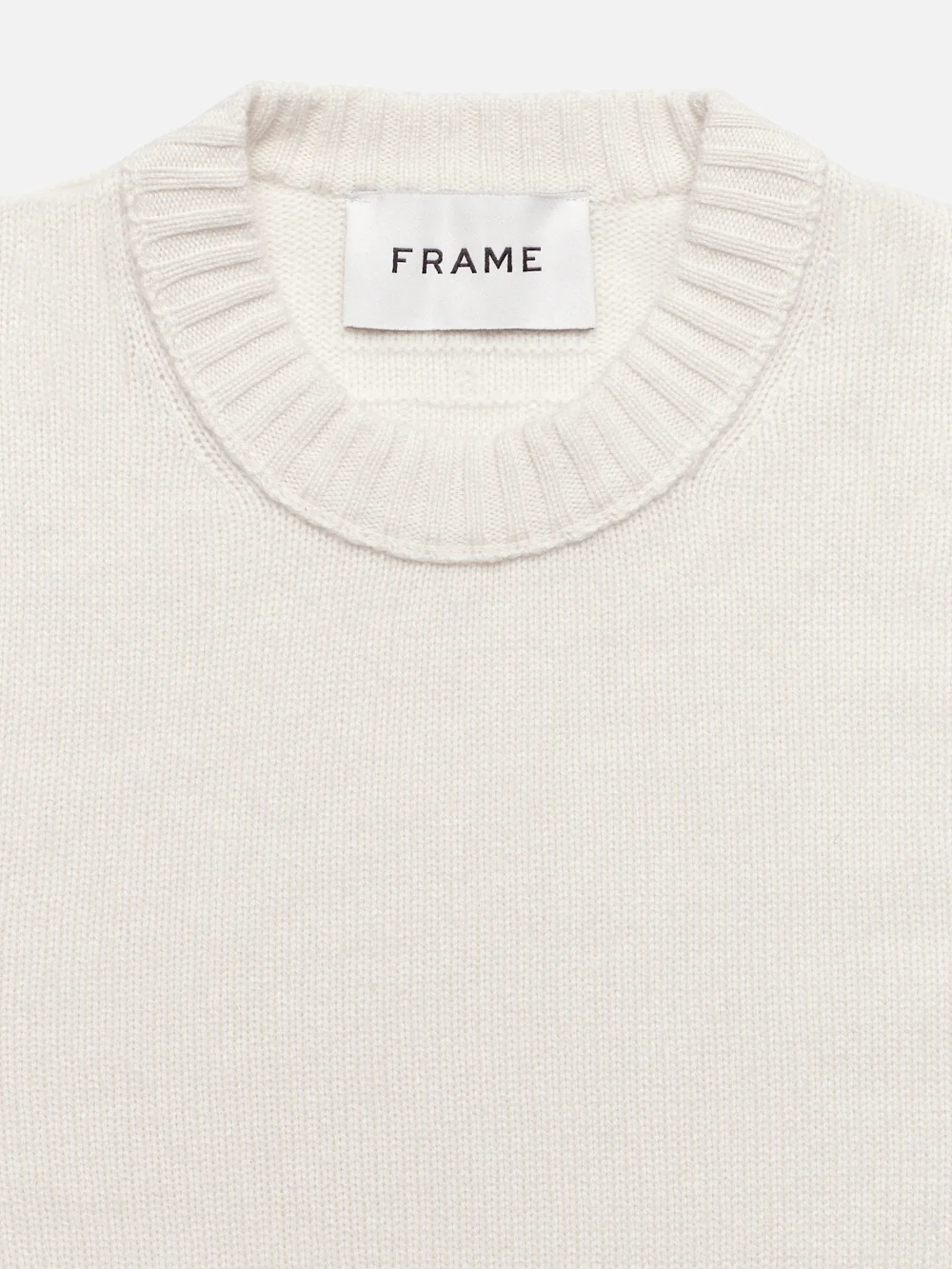Cashmere Crewneck Sweater -- Cream - Image 7