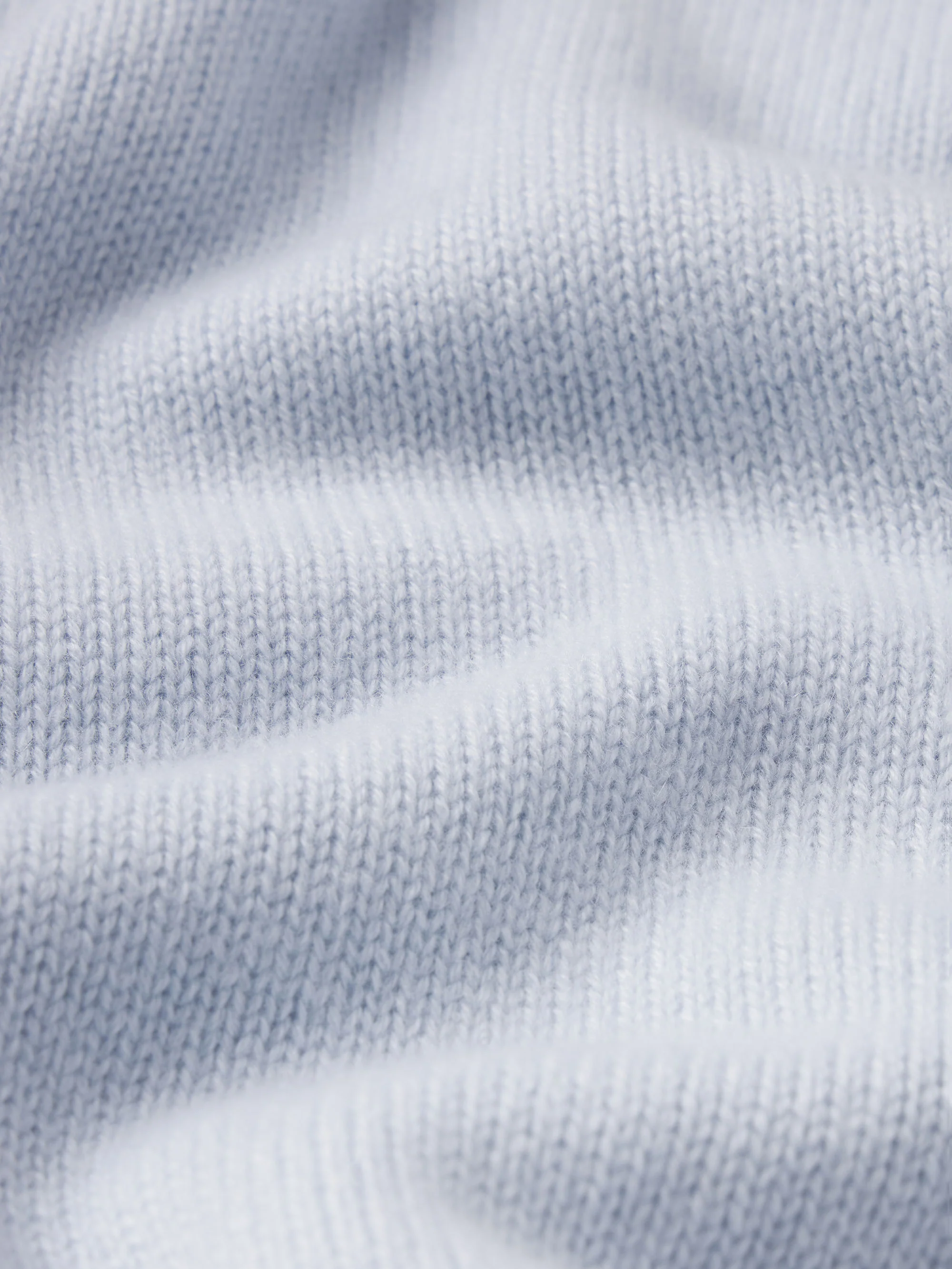 Cashmere Crewneck Sweater -- Pale Blue Heather - Image 4