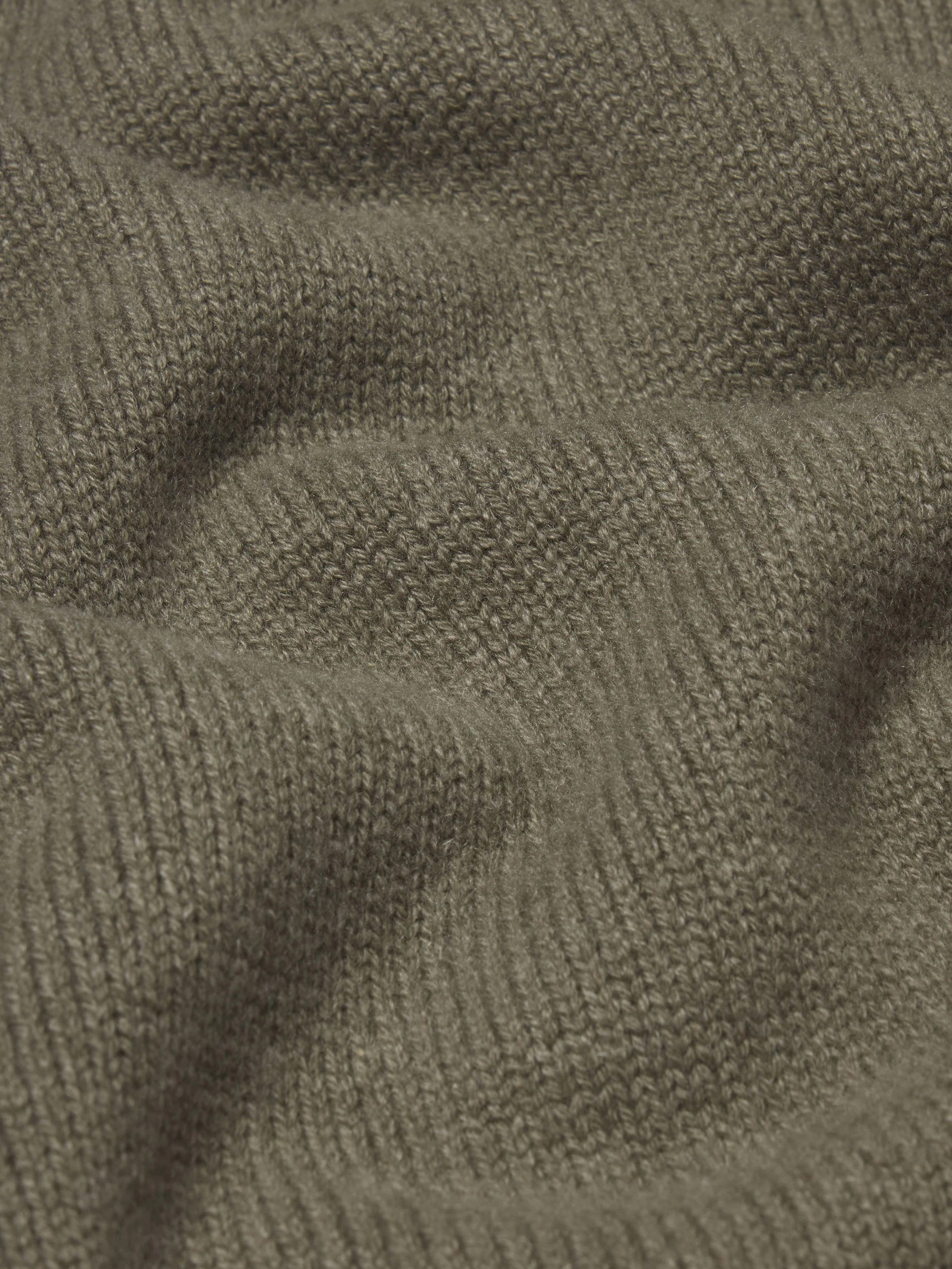 Cashmere Crewneck Sweater -- Smoky Green - Image 7