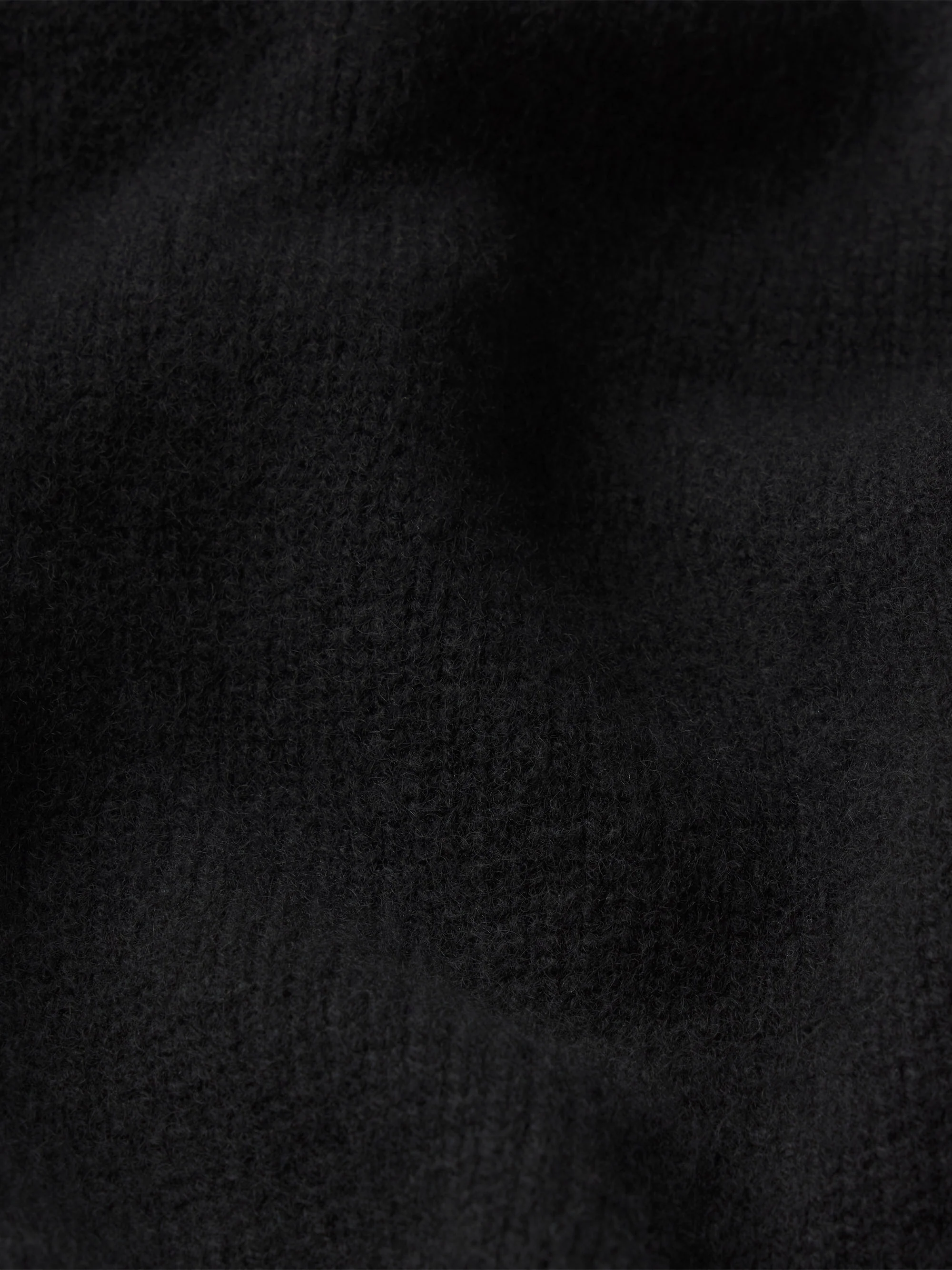 Cashmere Shirt Sweater -- Black - Image 4