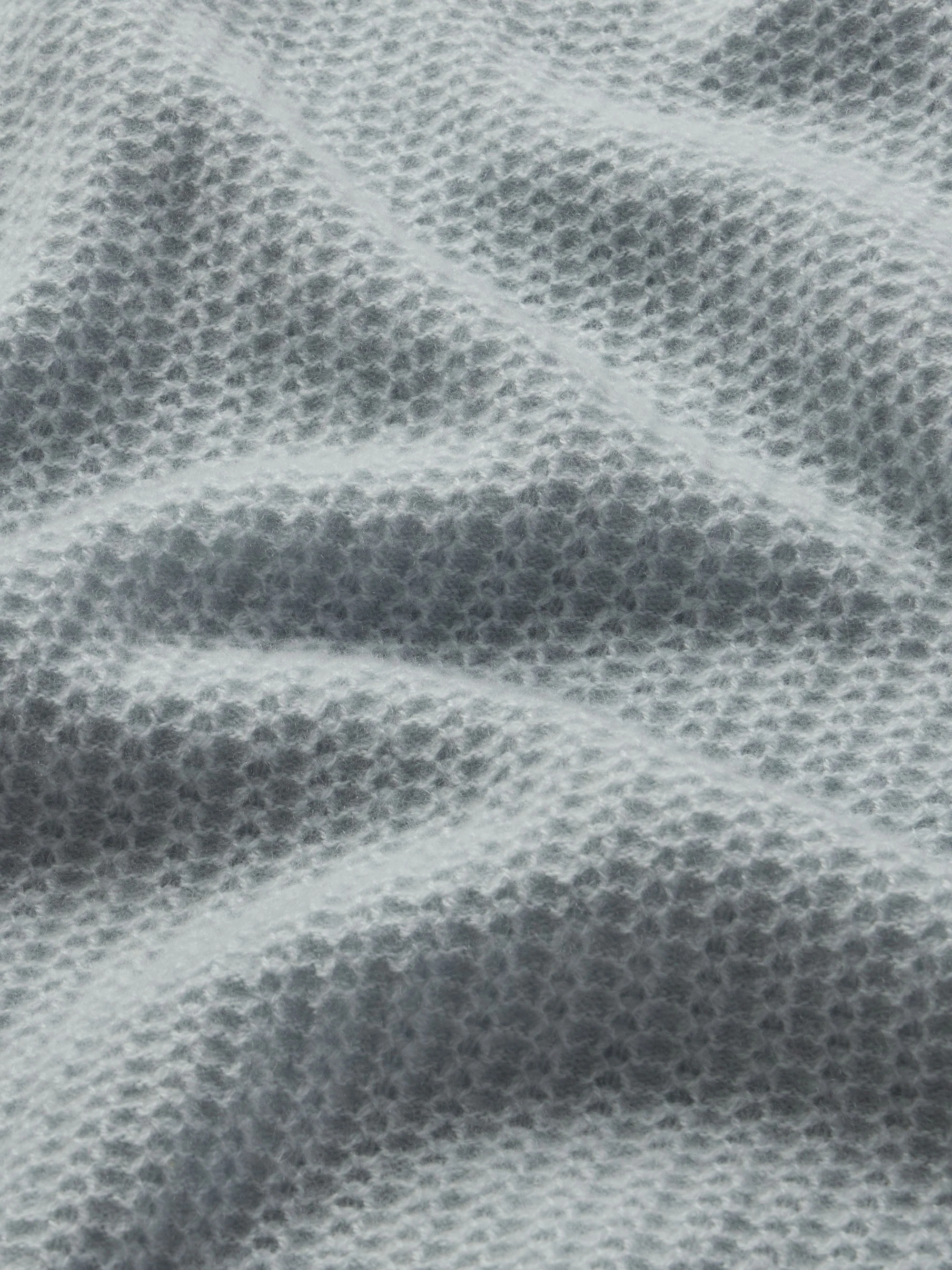 Chain Pointelle Sweater -- Sky Blue - Image 7