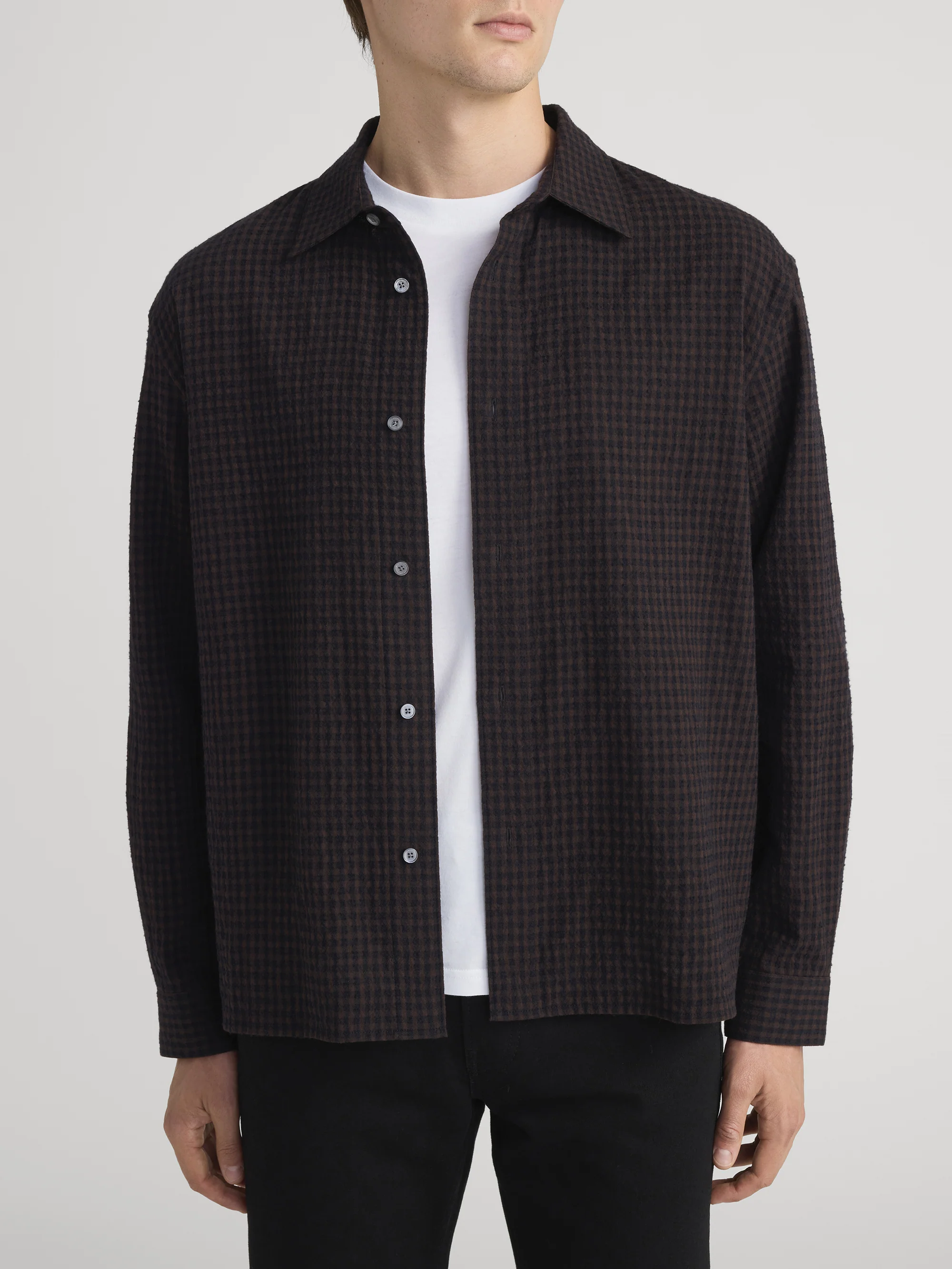 Checkered Shirt -- Navy Check - Image 3