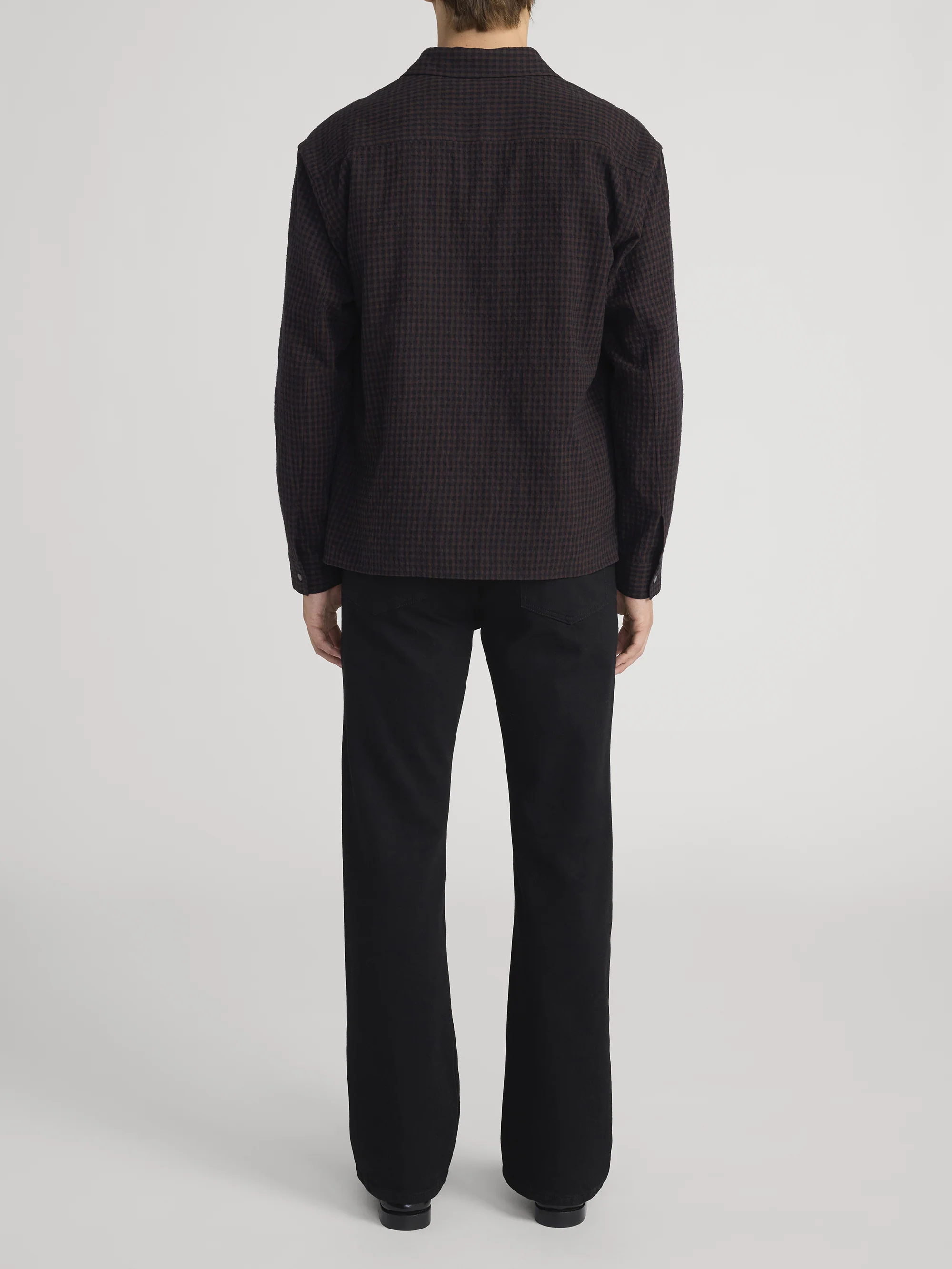 Checkered Shirt -- Navy Check - Image 6