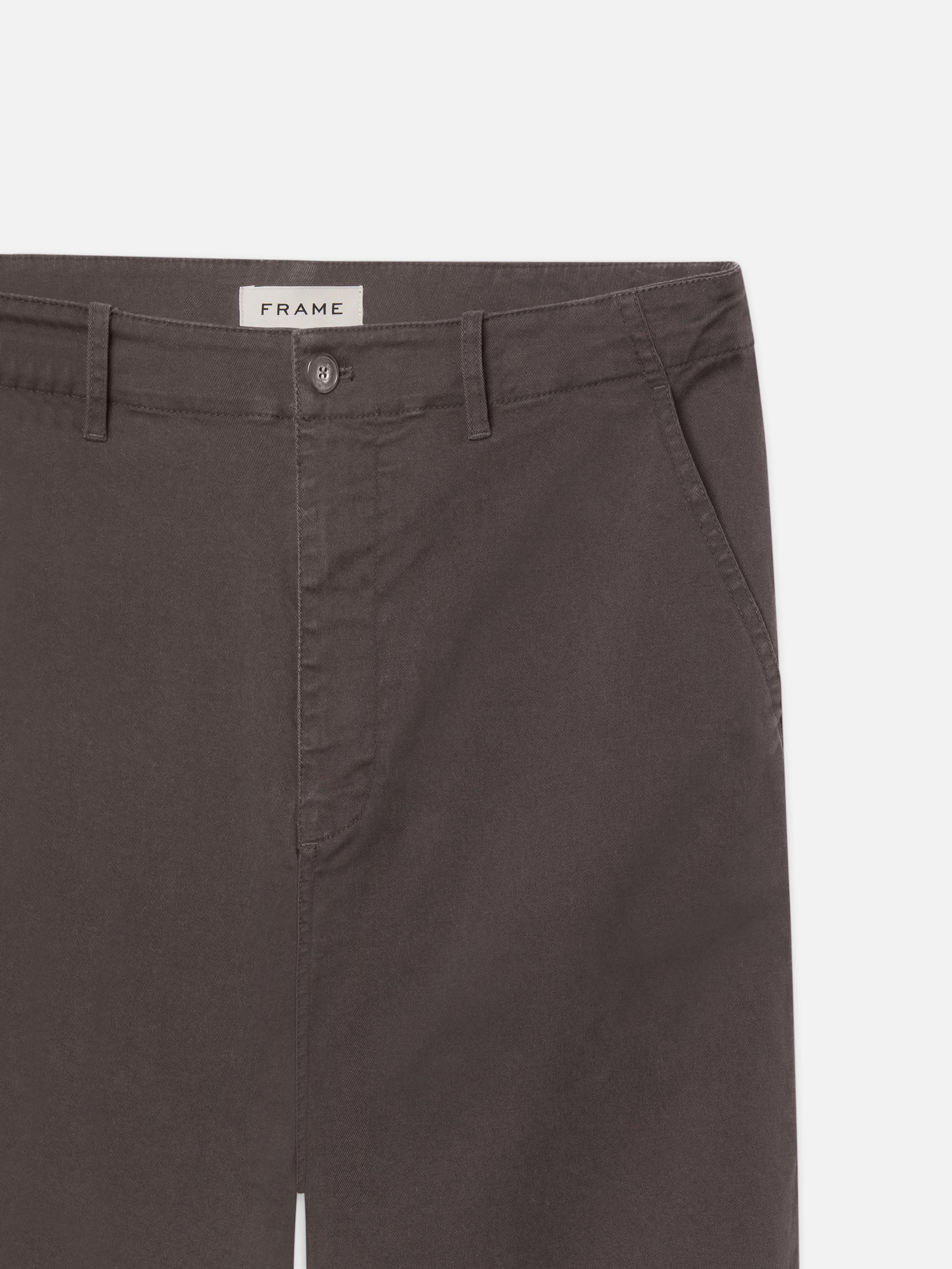 Cotton Chino Pants -- Dark Chocolate - Image 2