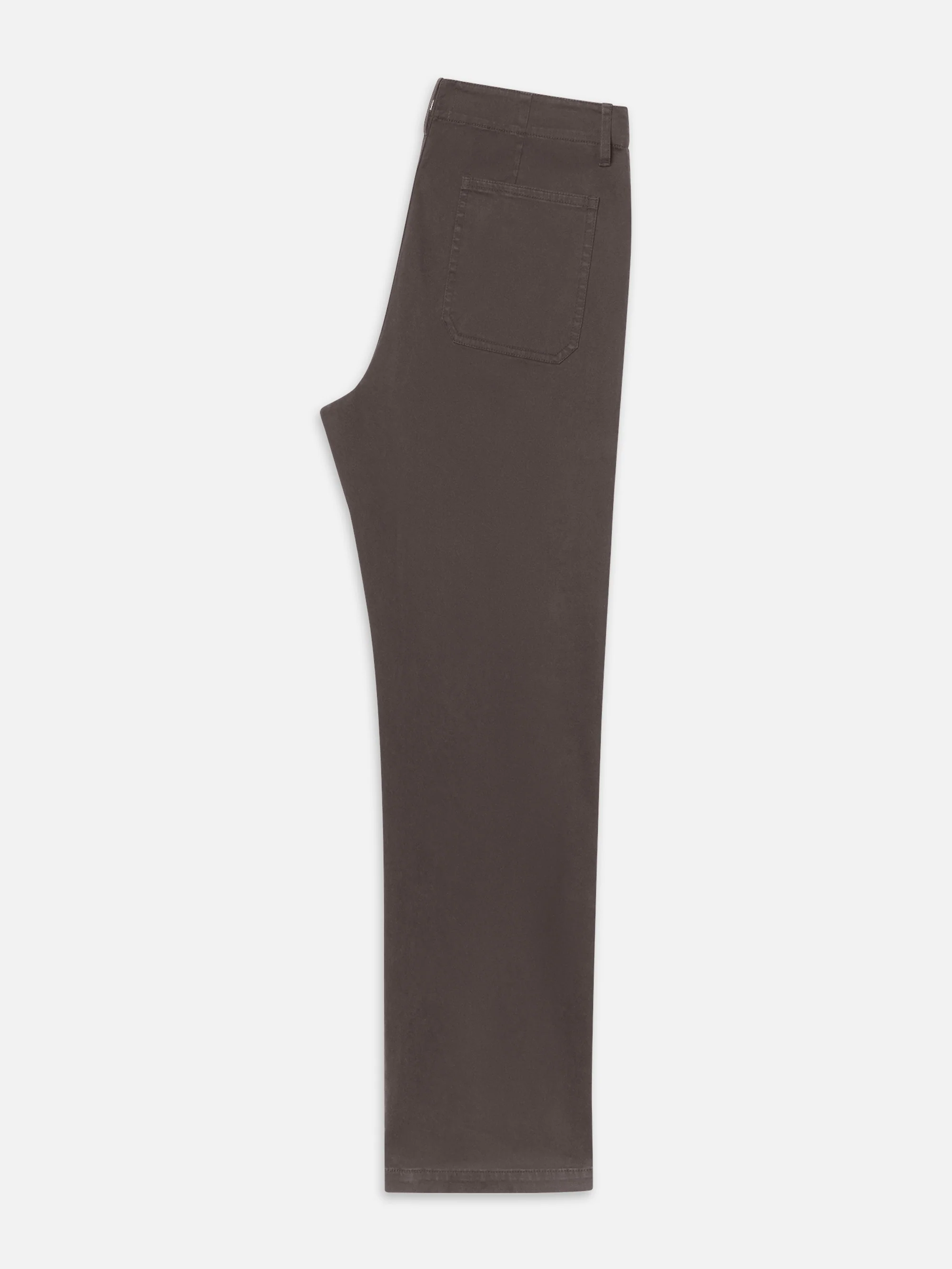 Cotton Chino Pants -- Dark Chocolate - Image 3