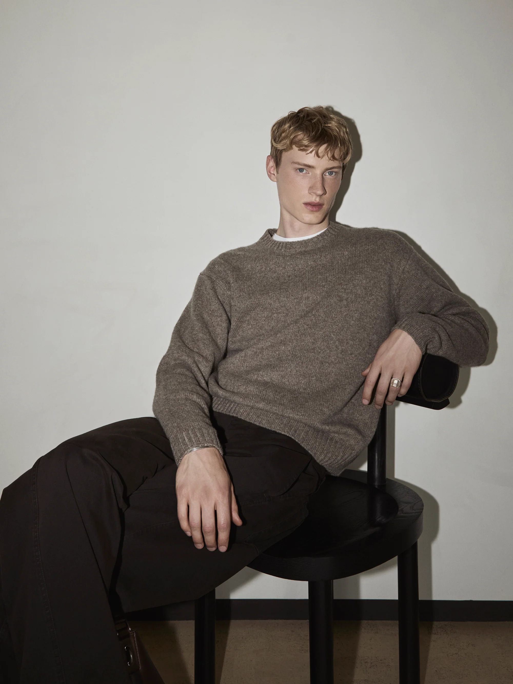 Cotton Chino Pants -- Dark Chocolate - Image 5
