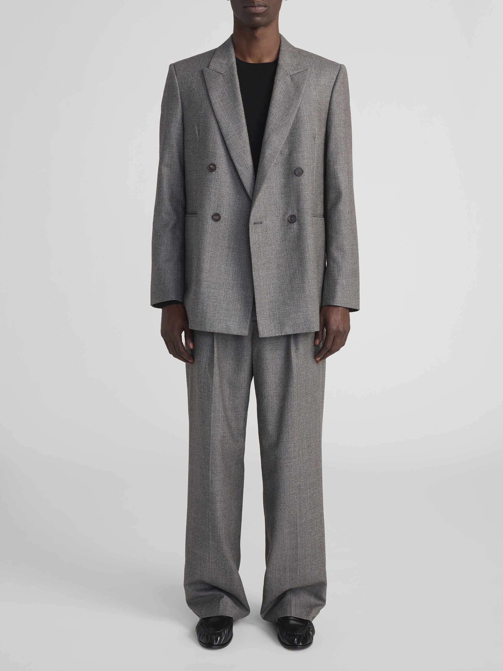 Double Breasted Blazer -- Light Taupe - Image 2