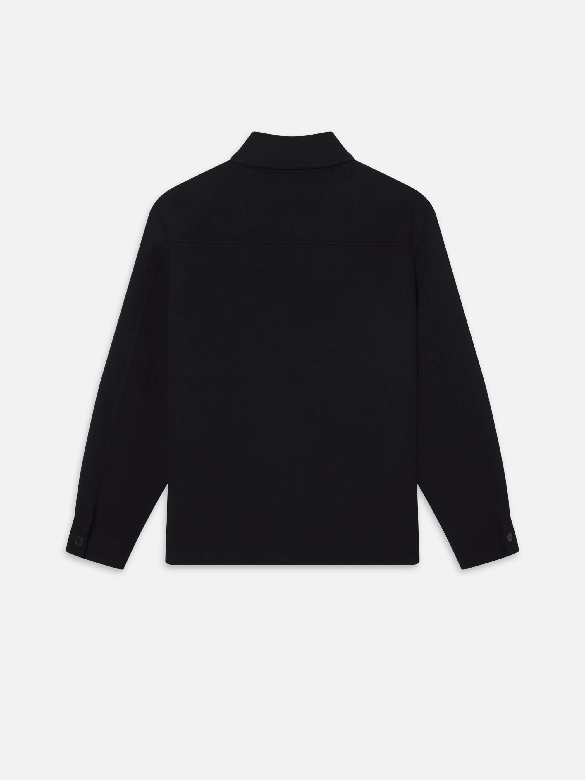 Double Face Shirt Jacket -- Dark Navy - Image 3
