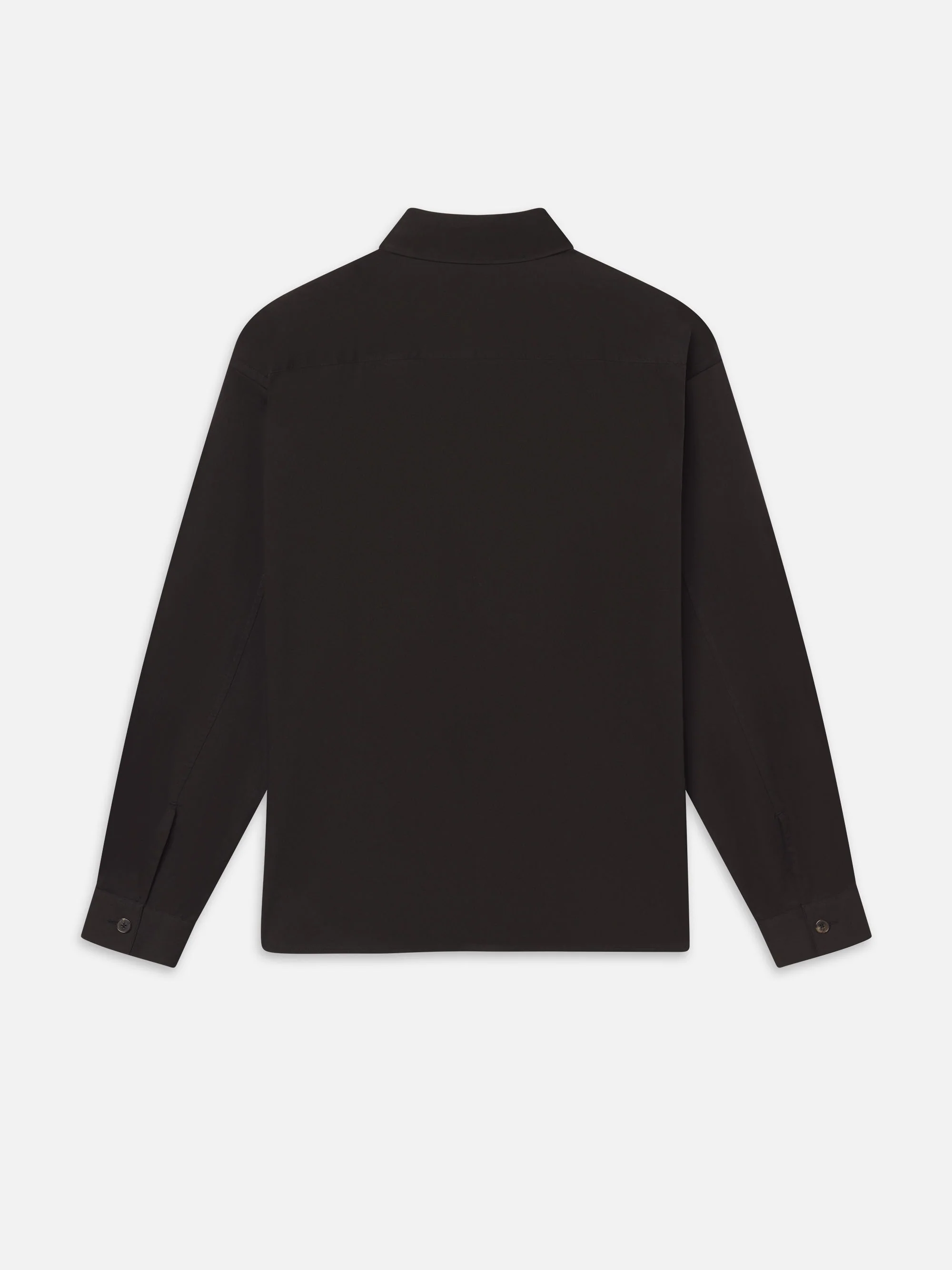 Double Pocket Overshirt -- Washed Black - Image 3