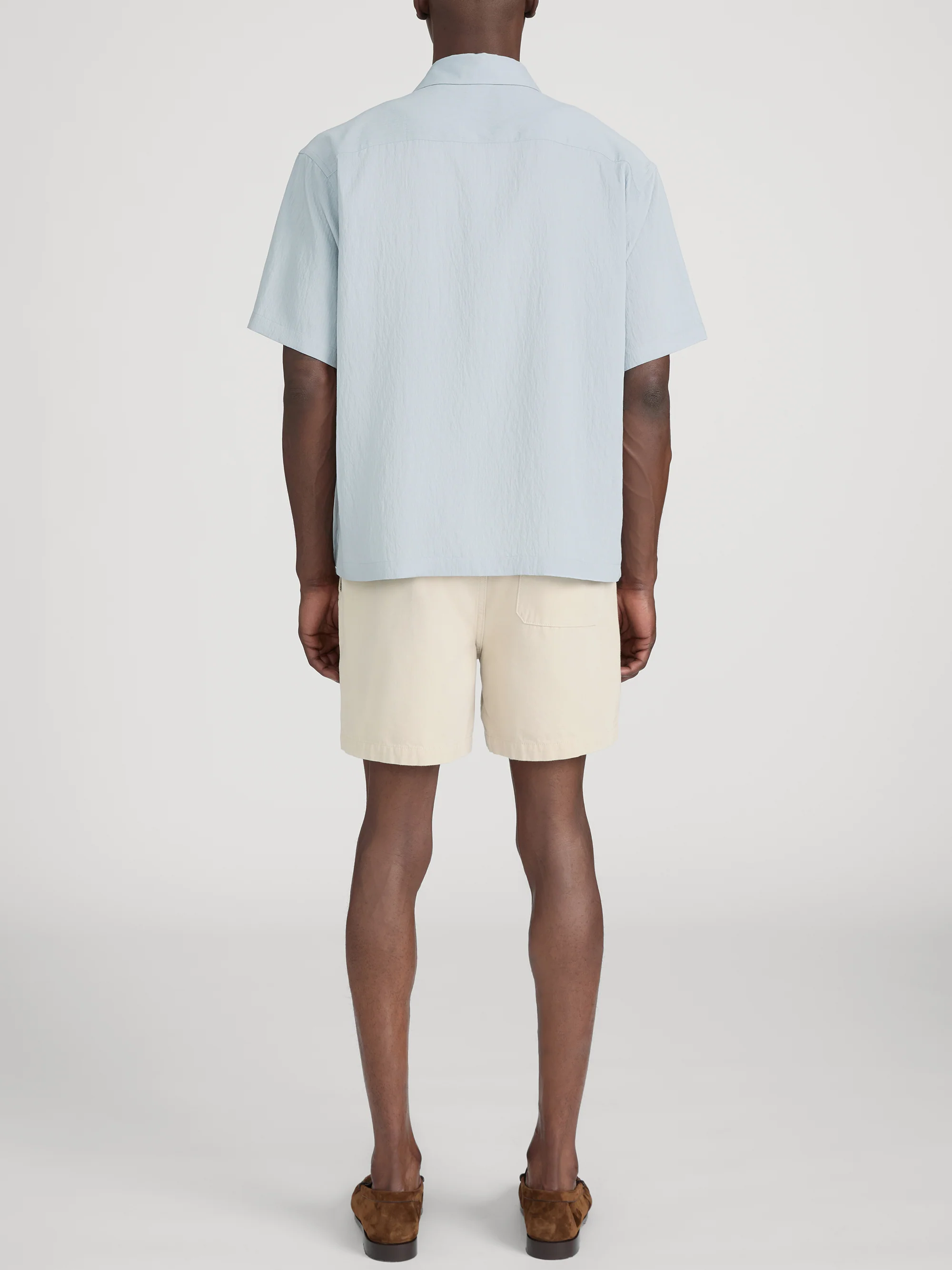Drawstring Shorts -- Natural - Image 6
