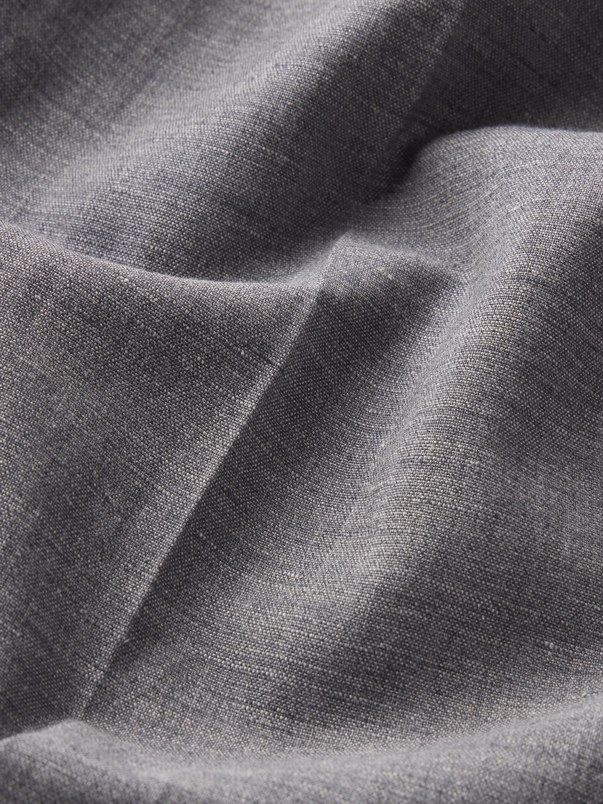 Easy Wide Leg Trousers -- Grey Melange - Image 7