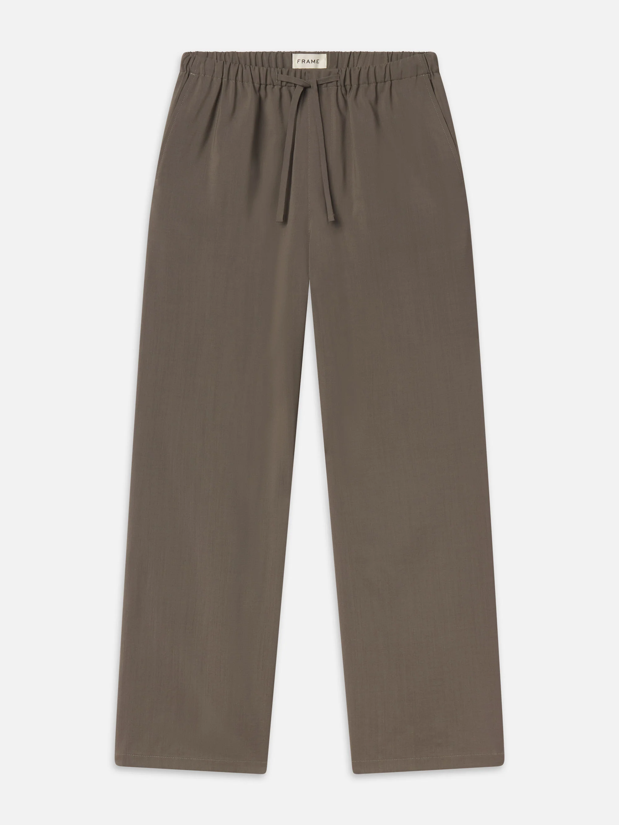 Easy Wide Leg Trousers -- Smoky Green