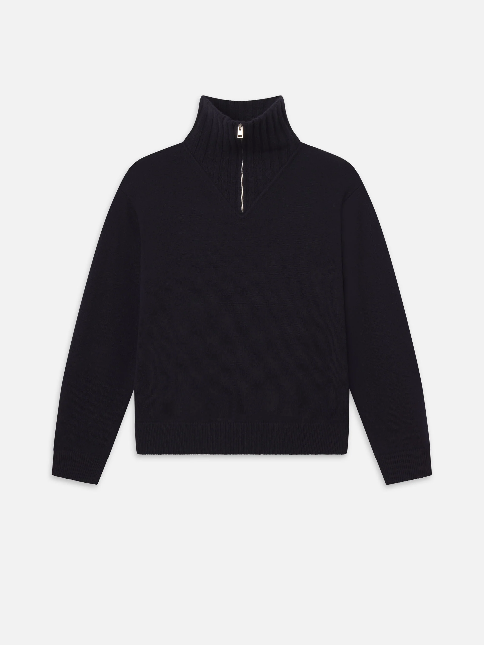 Half Zip Sweater -- Dark Navy