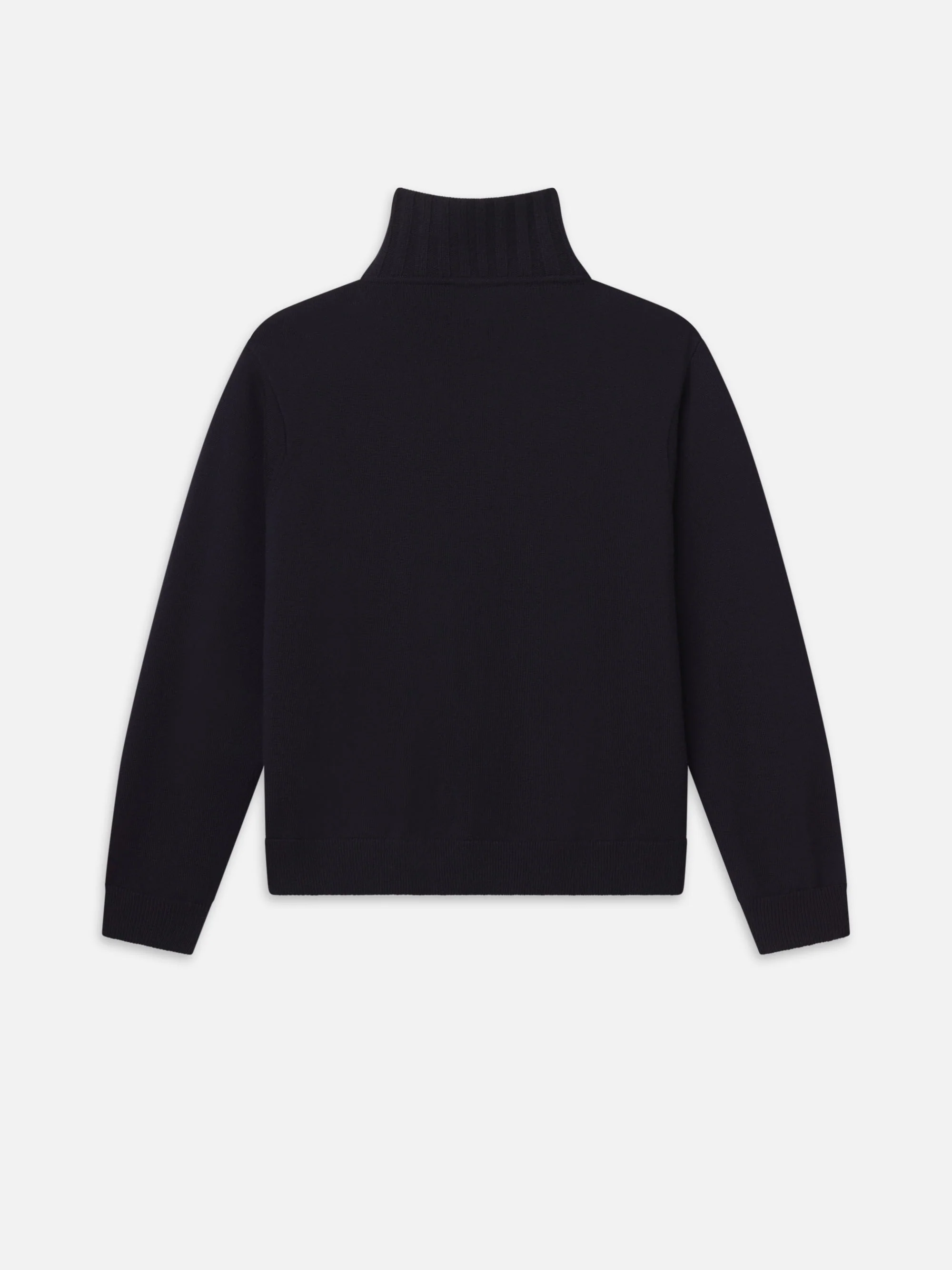 Half Zip Sweater -- Dark Navy - Image 3