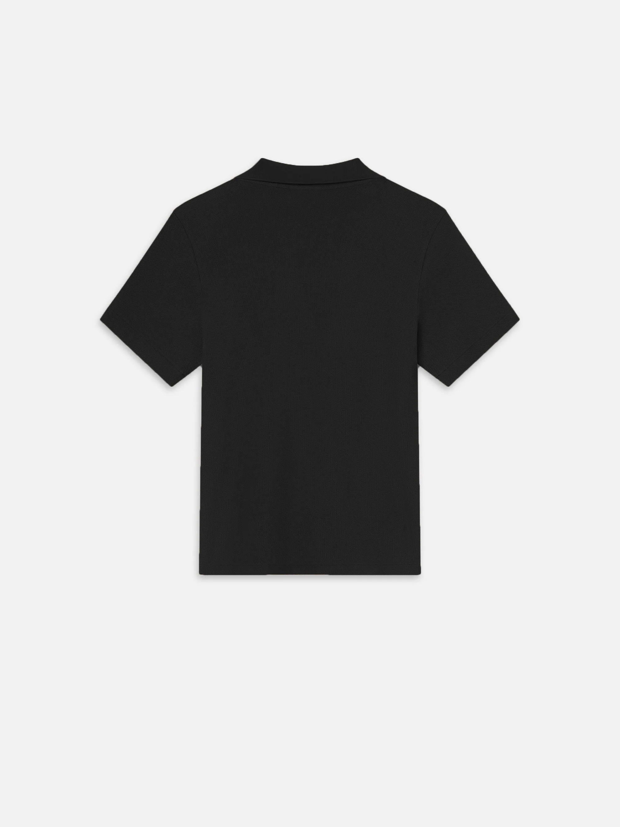 Jacquard Polo -- Black - Image 4