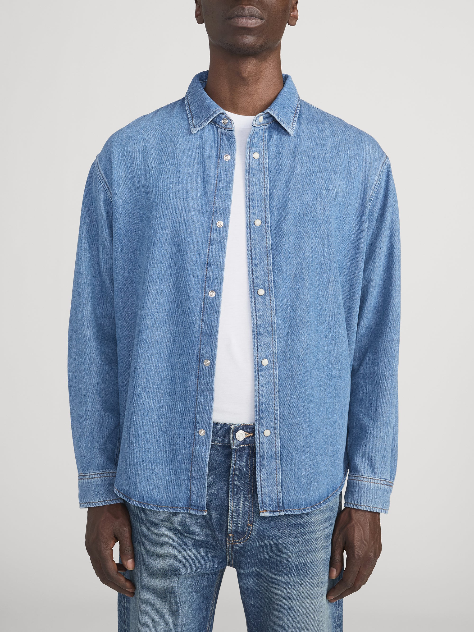 Classic Denim Shirt -- Tidewash - Image 3