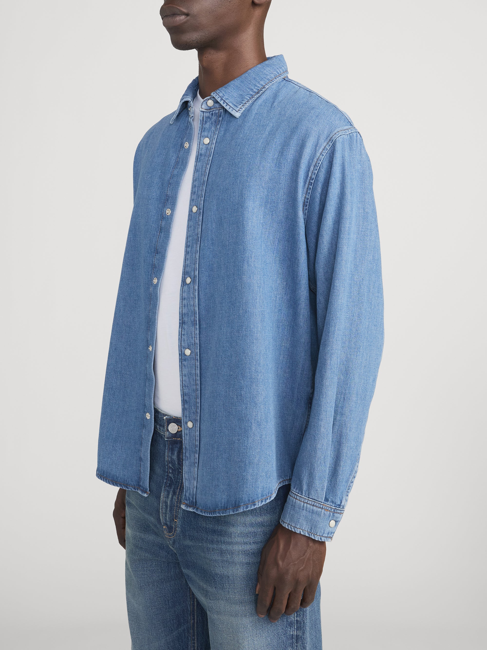Classic Denim Shirt -- Tidewash - Image 4