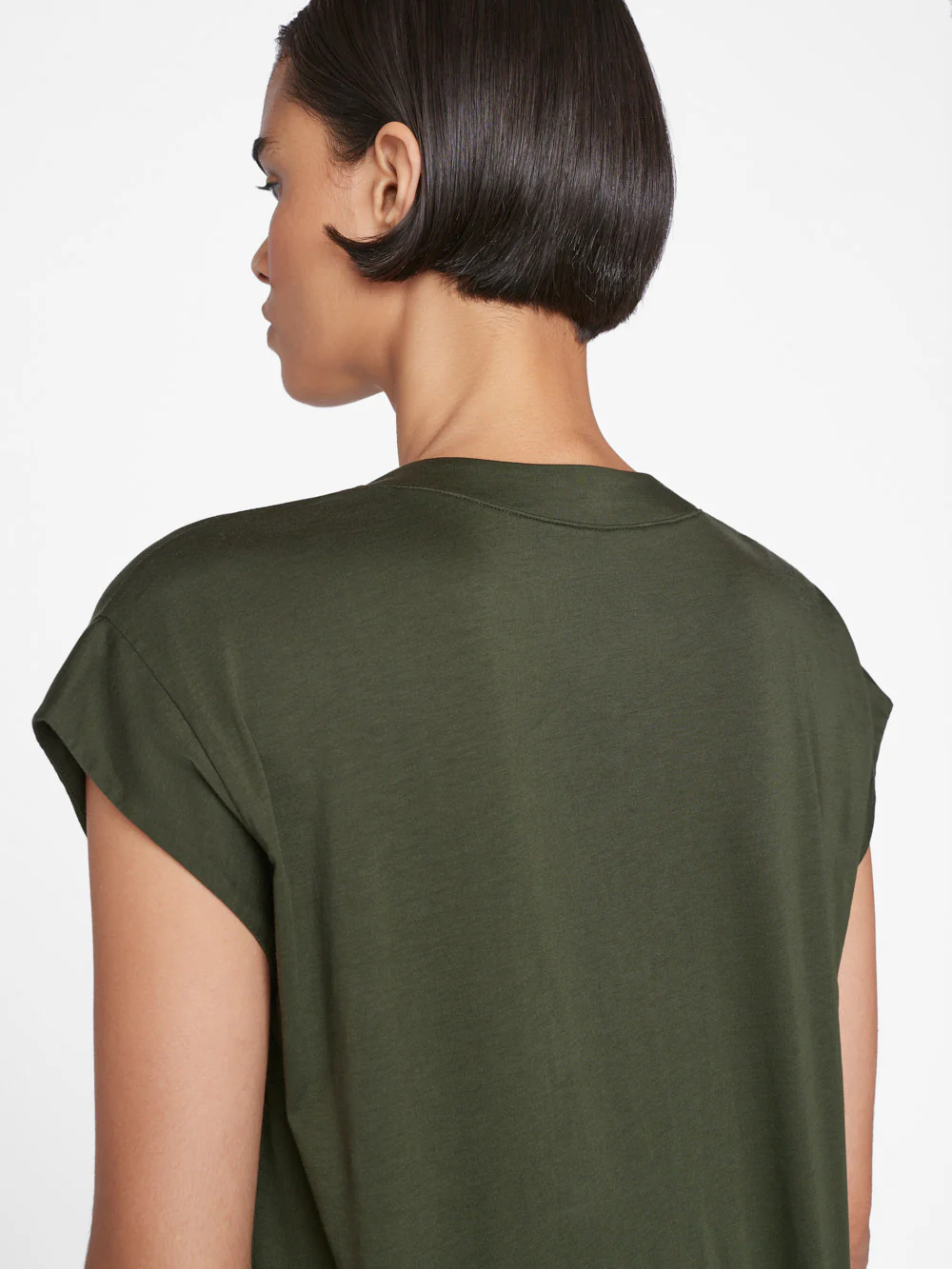 Le Mid Rise V Neck Tee -- Surplus - Image 4