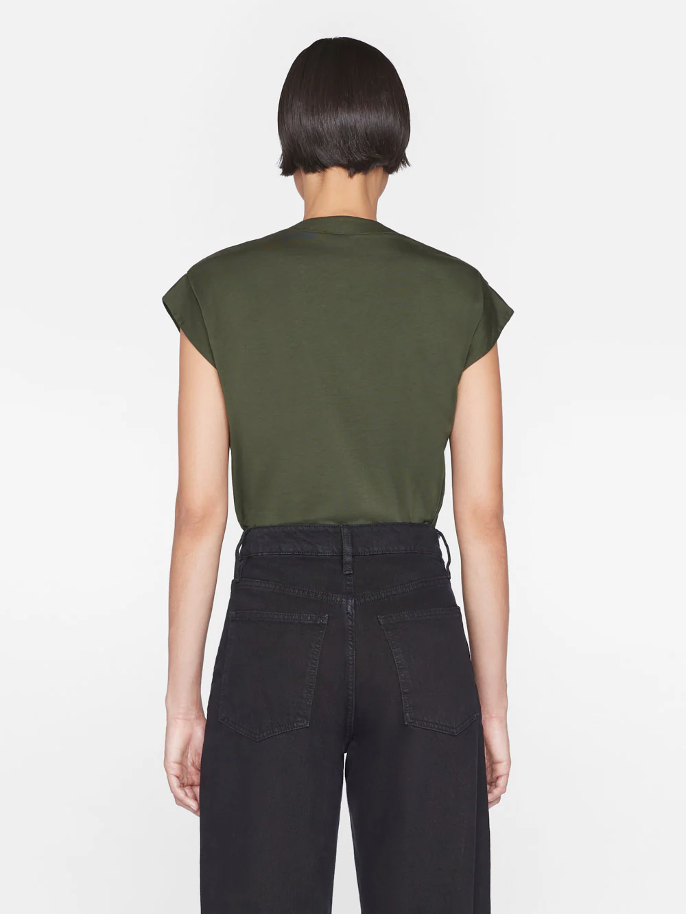 Le Mid Rise V Neck Tee -- Surplus - Image 7