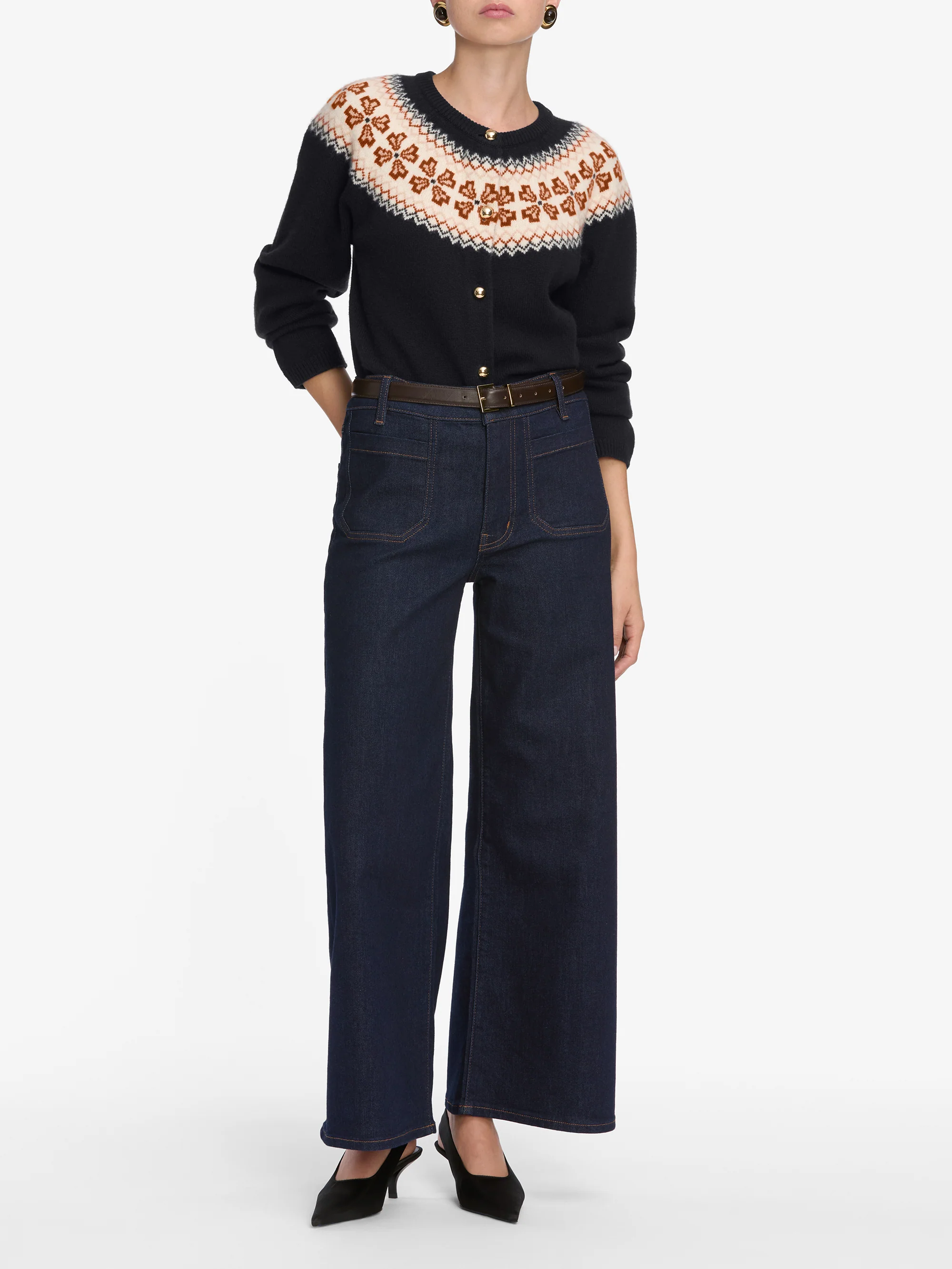 Le Pixie Slim Palazzo Modern Pocket -- Rinse - Image 2