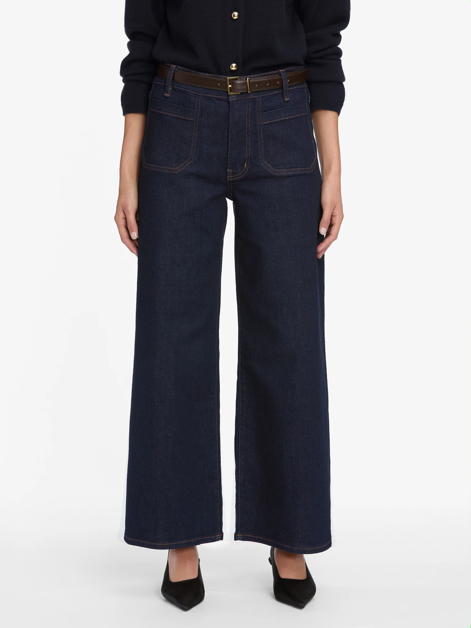 Le Pixie Slim Palazzo Modern Pocket -- Rinse - Image 3