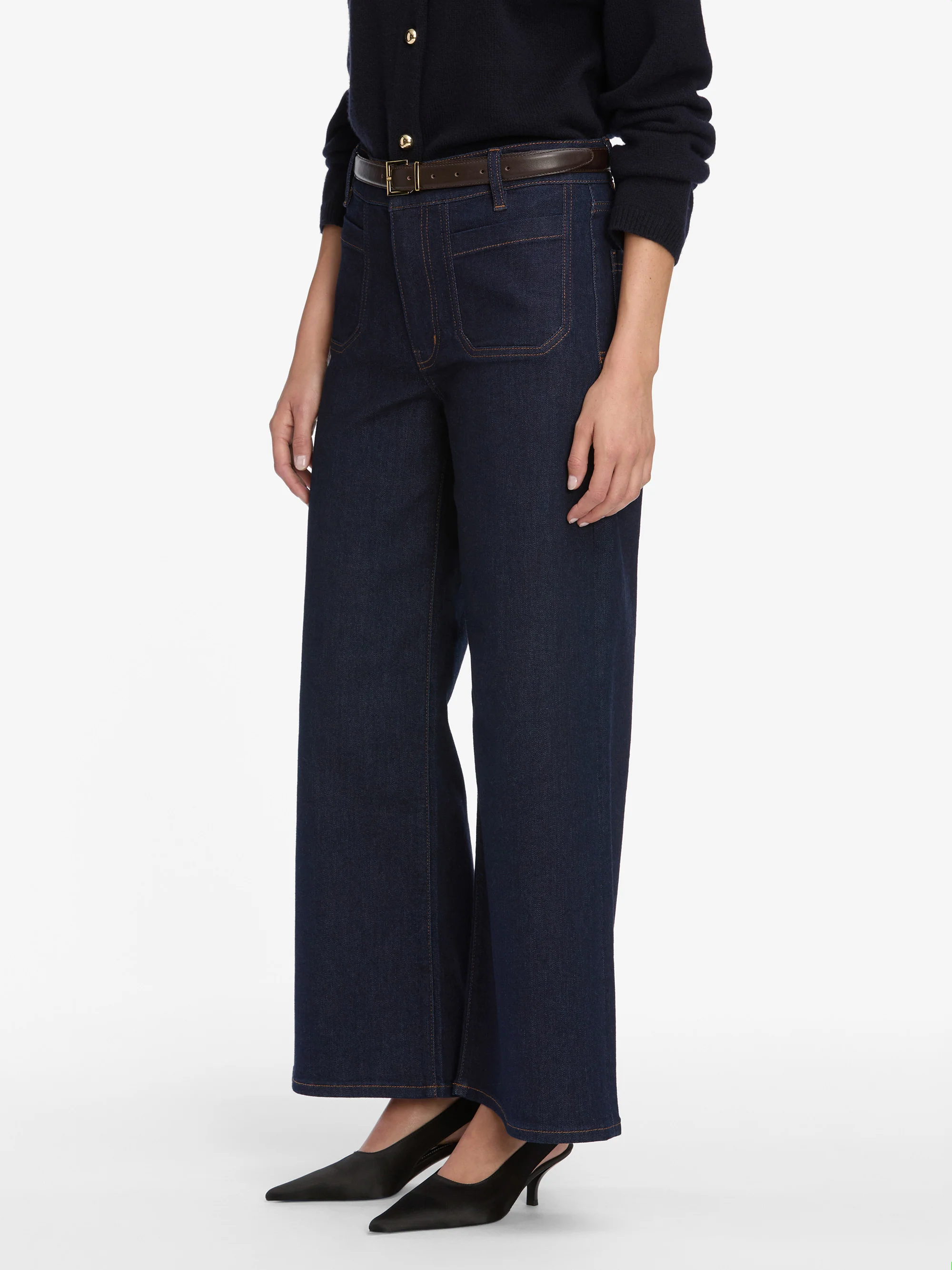 Le Pixie Slim Palazzo Modern Pocket -- Rinse - Image 5