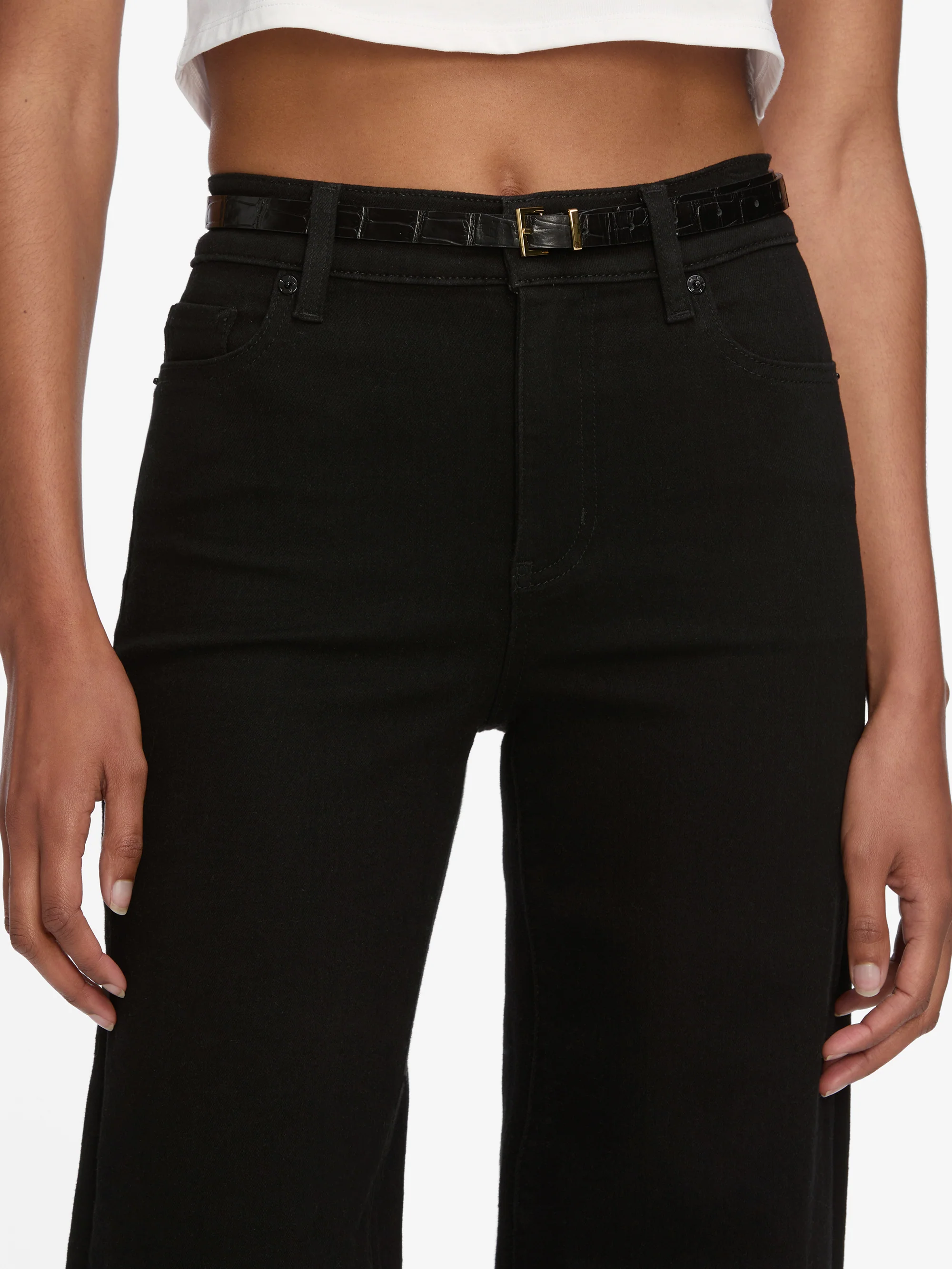 Le Slim Palazzo -- Black - Image 4