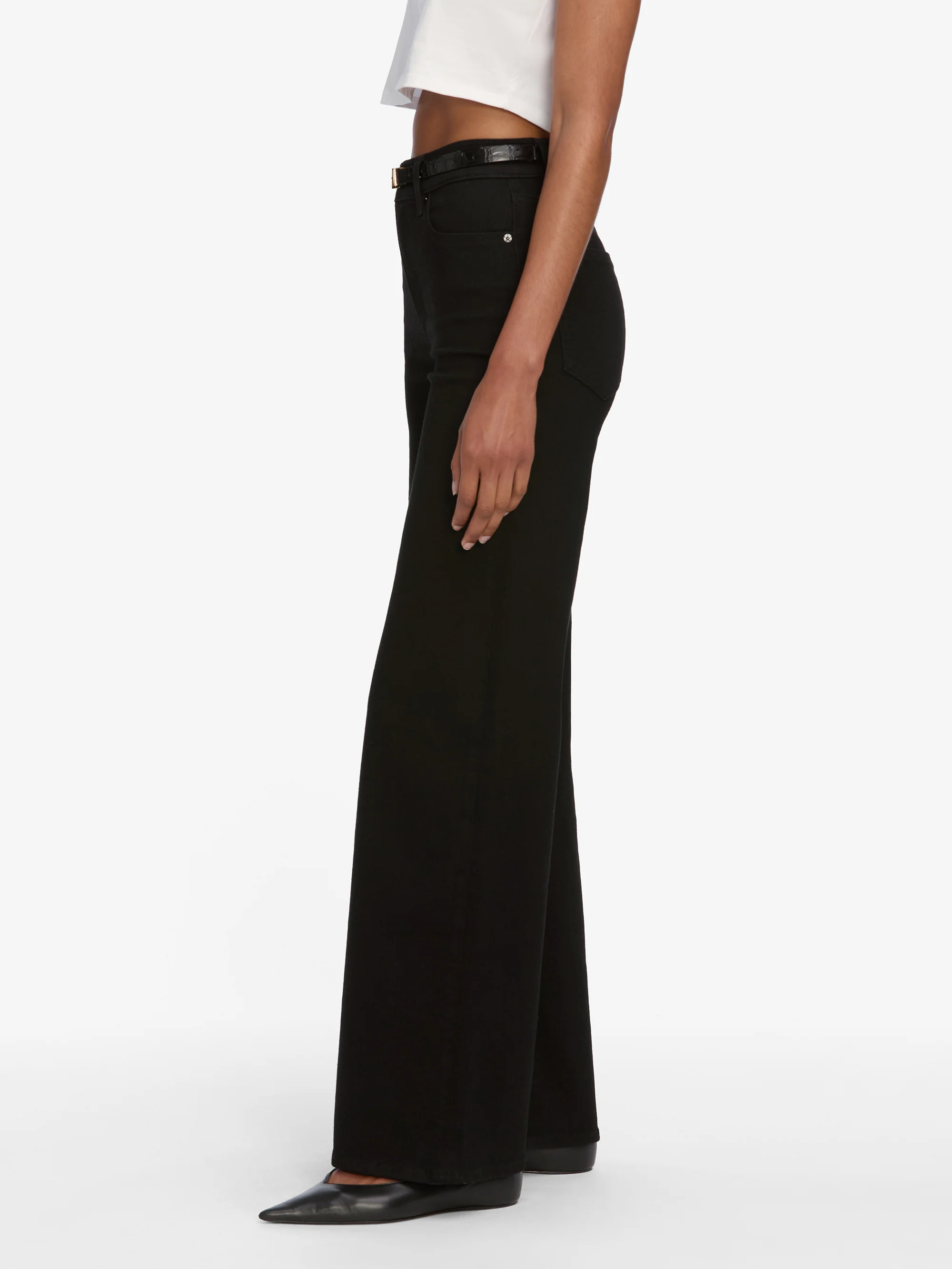 Le Slim Palazzo -- Black - Image 5