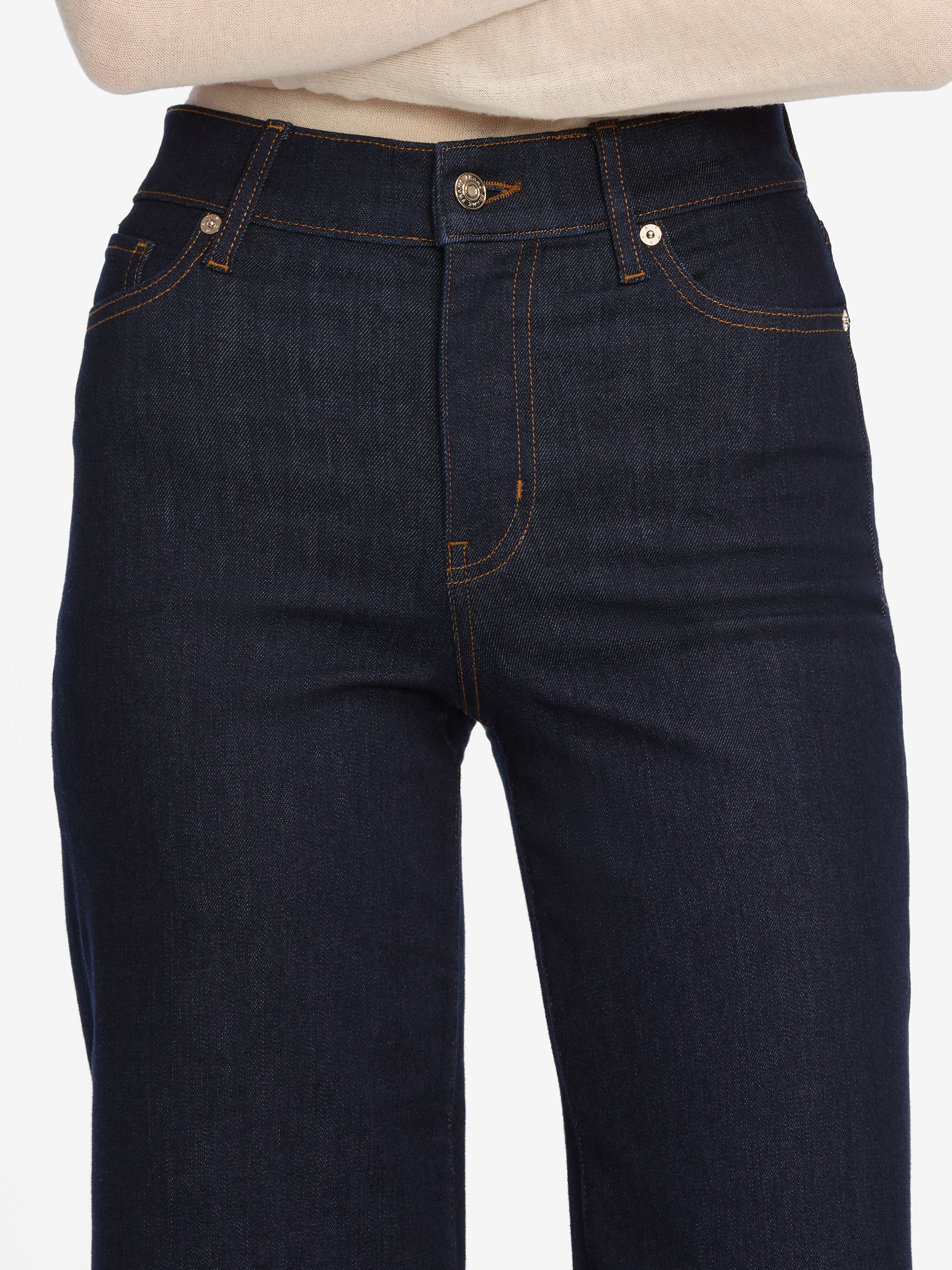 Le Slim Palazzo Crop -- Rinse - Image 4