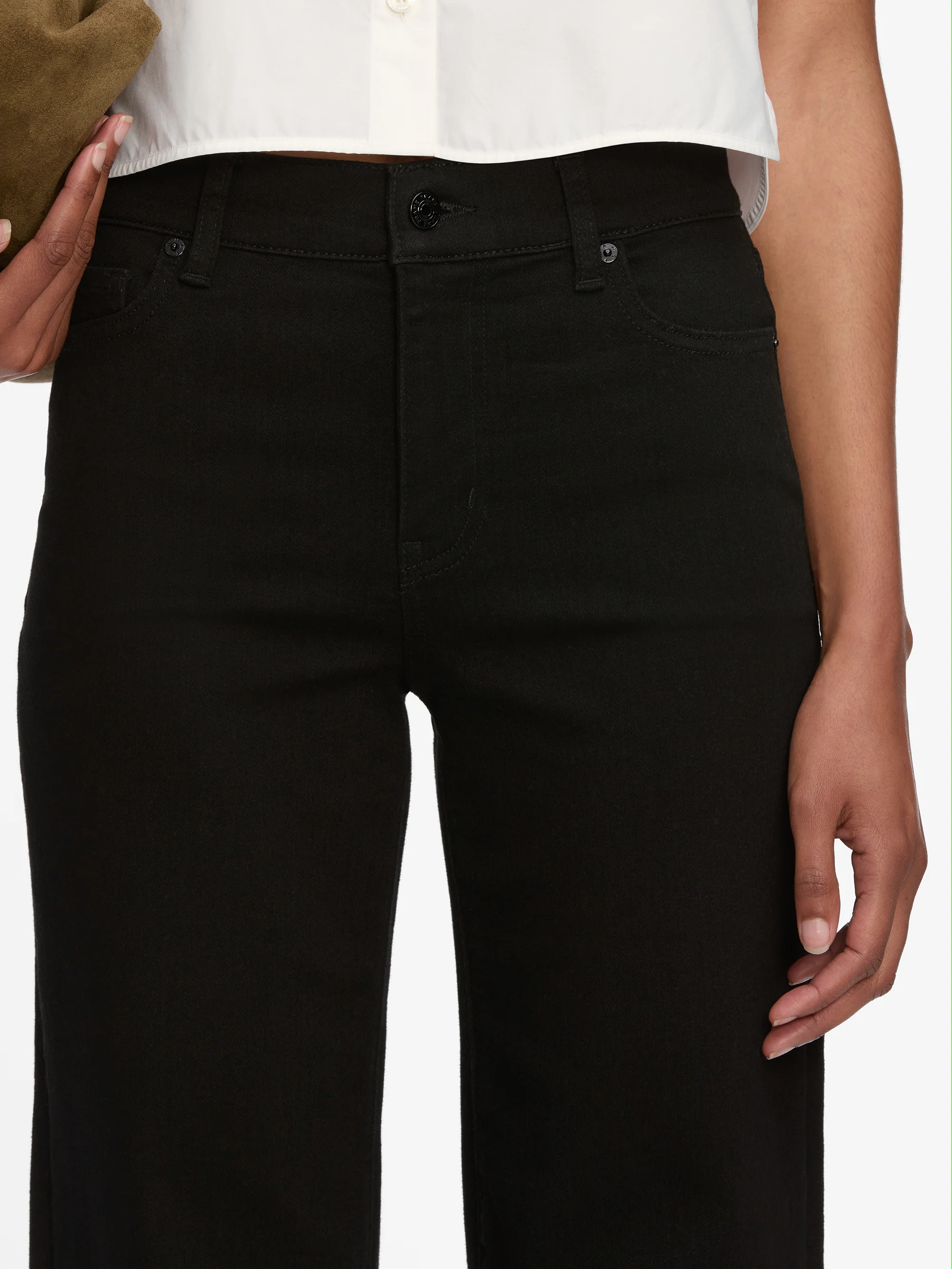 Le Slim Palazzo Long -- Black - Image 4