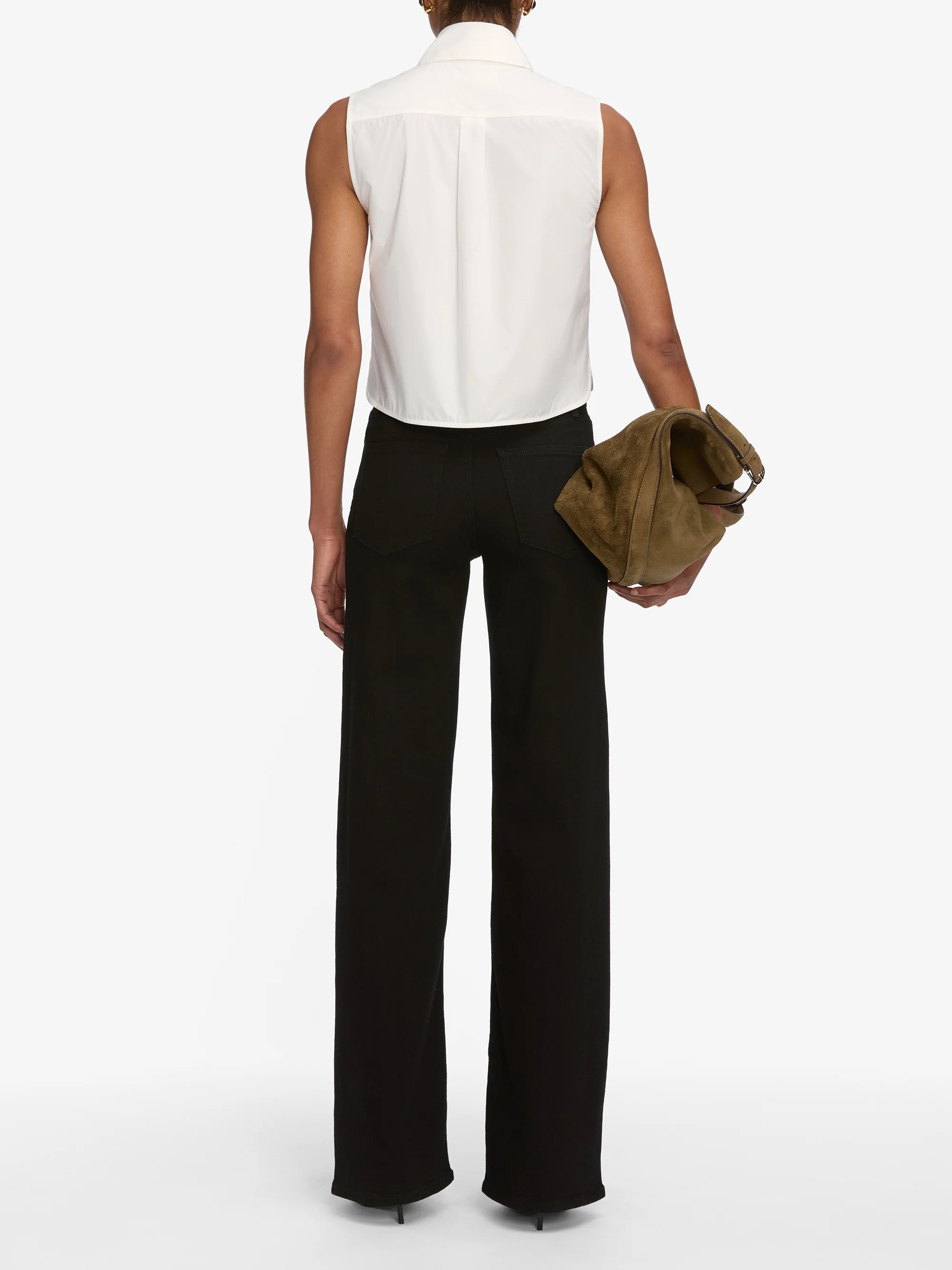 Le Slim Palazzo Long -- Black - Image 6