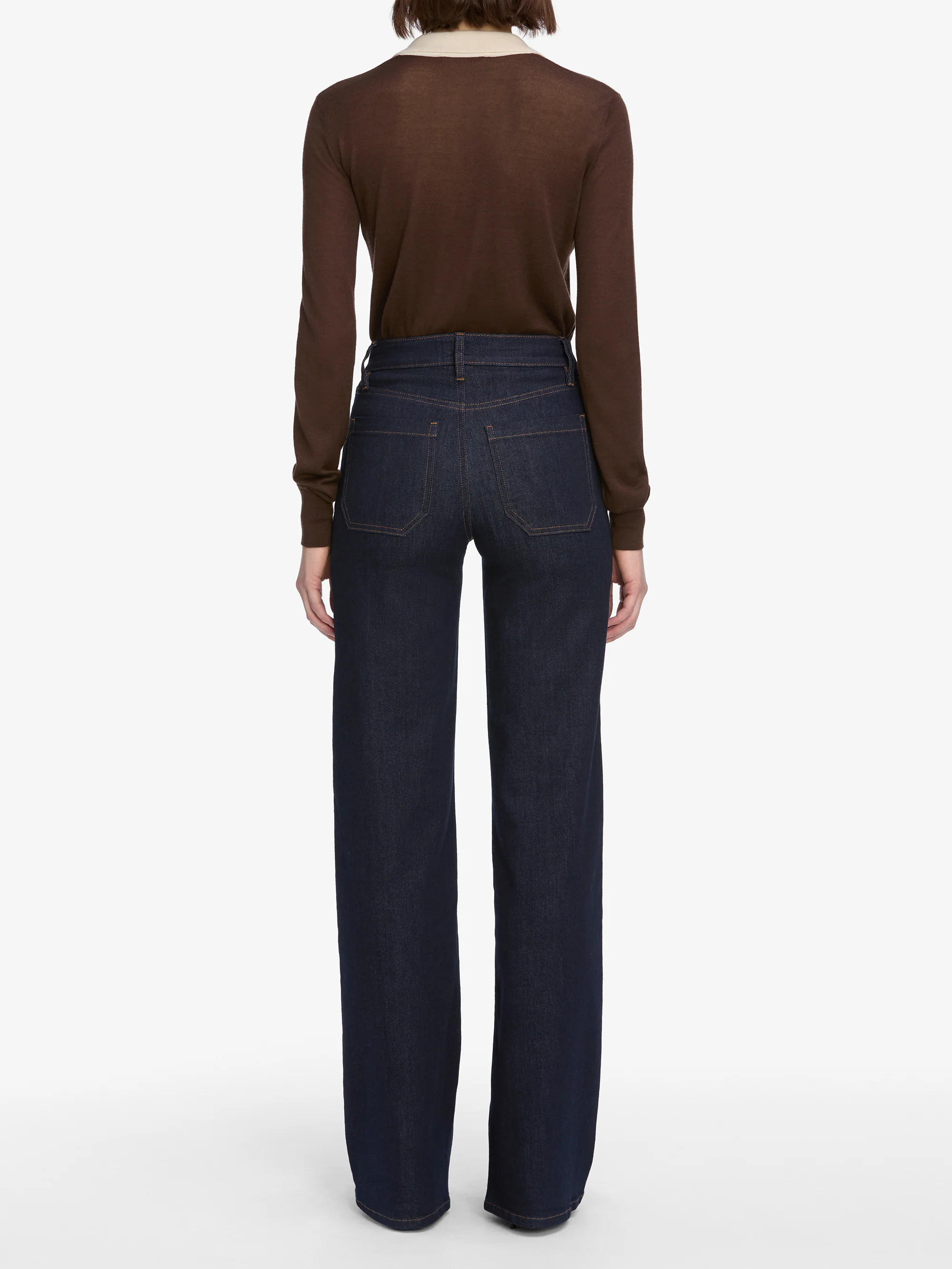 Le Slim Palazzo Long Modernist Pocket -- Rinse - Image 5