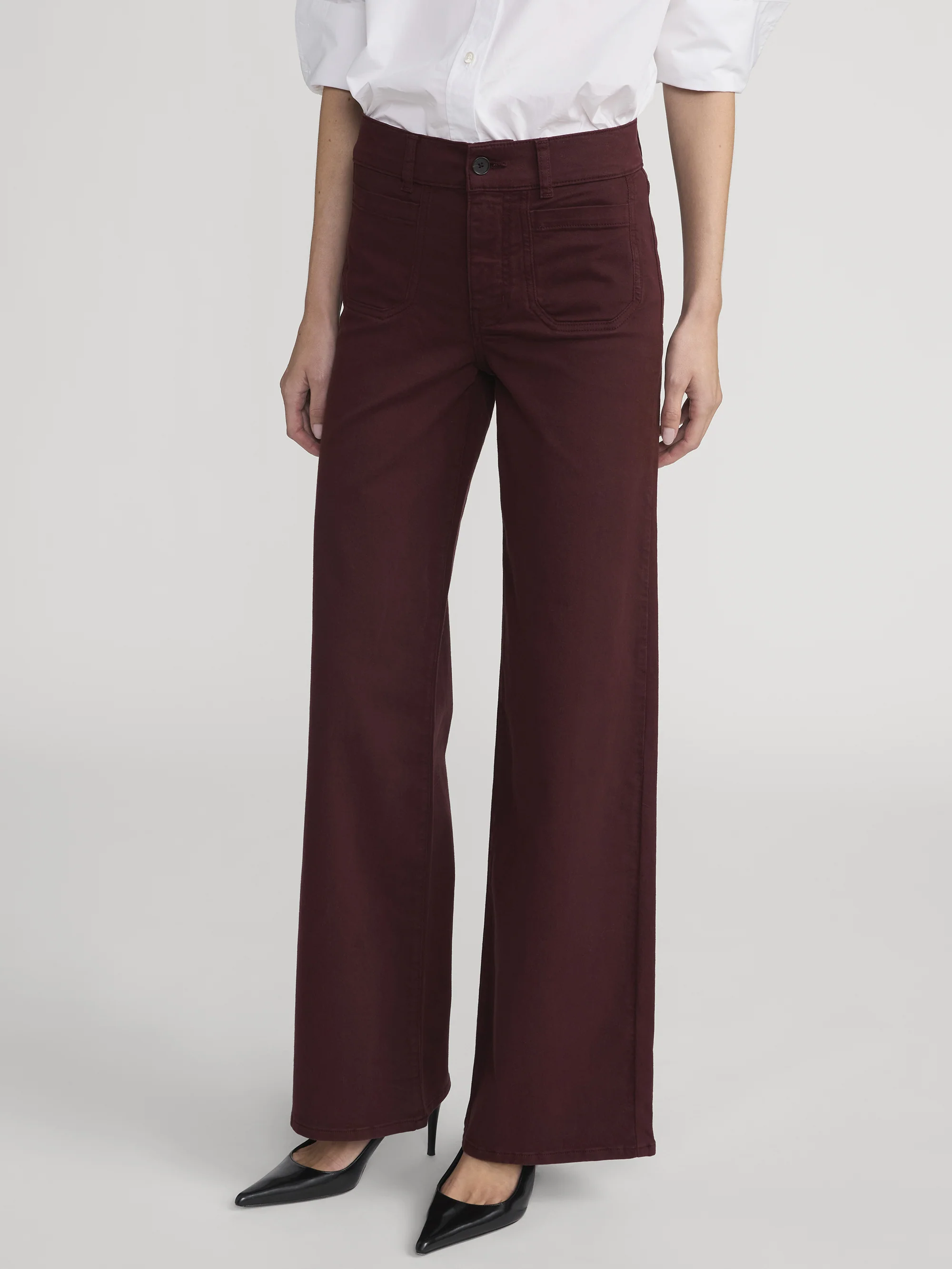 Le Slim Palazzo Modernist Pocket -- Cabernet - Image 5