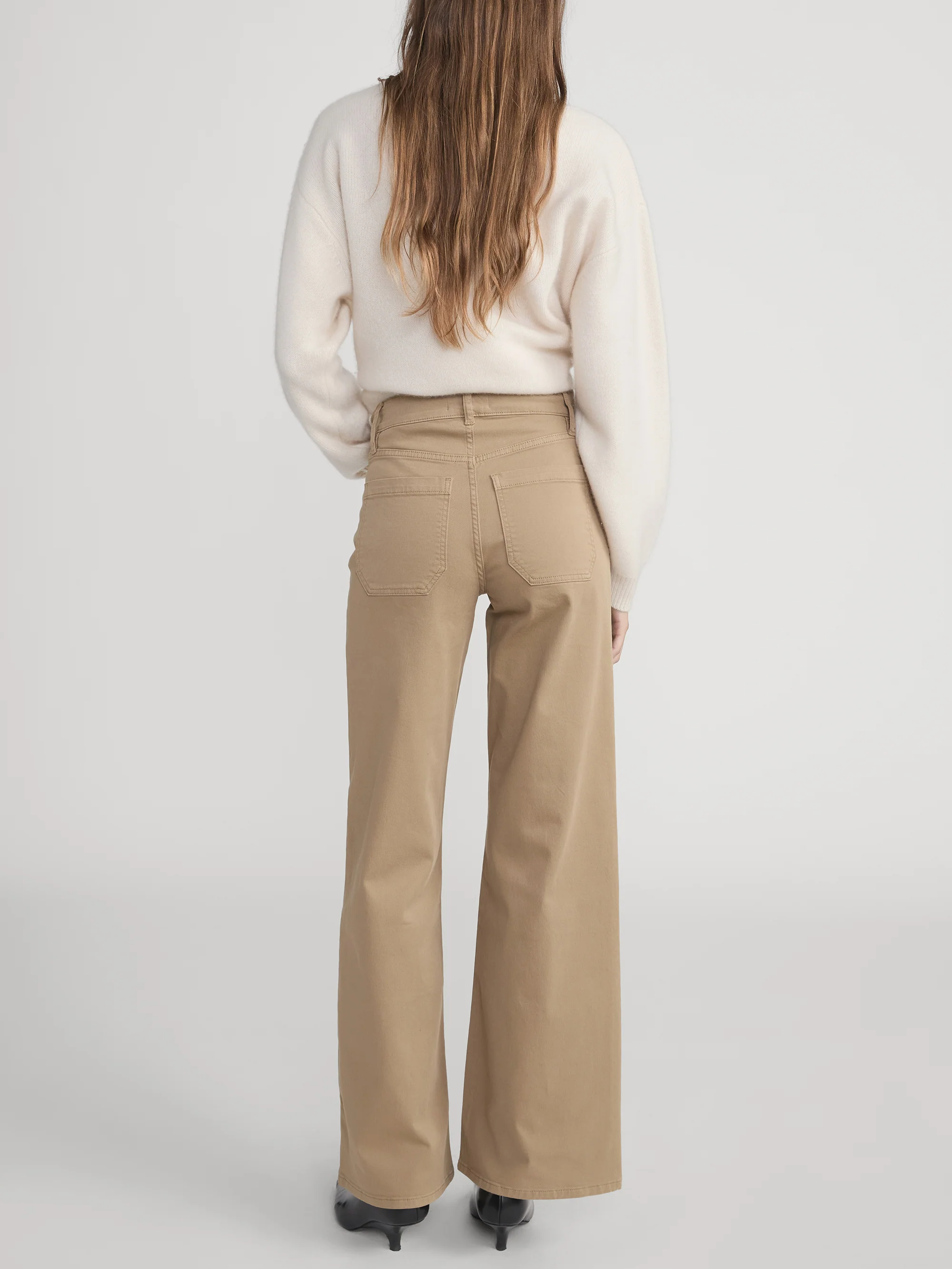 Le Slim Palazzo Modernist Pocket -- Khaki - Image 6