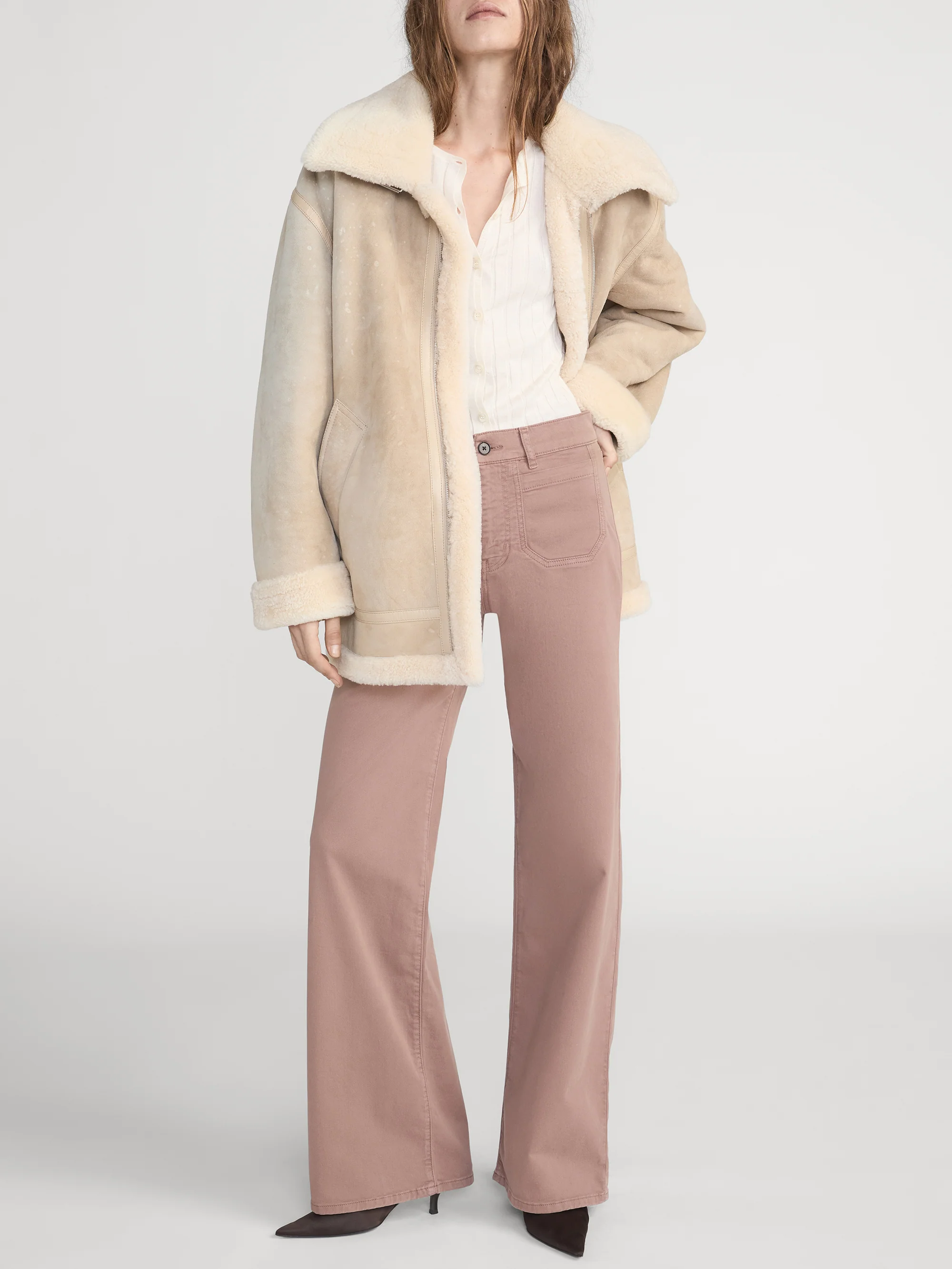 Le Slim Palazzo Modernist Pocket -- Mauve - Image 2