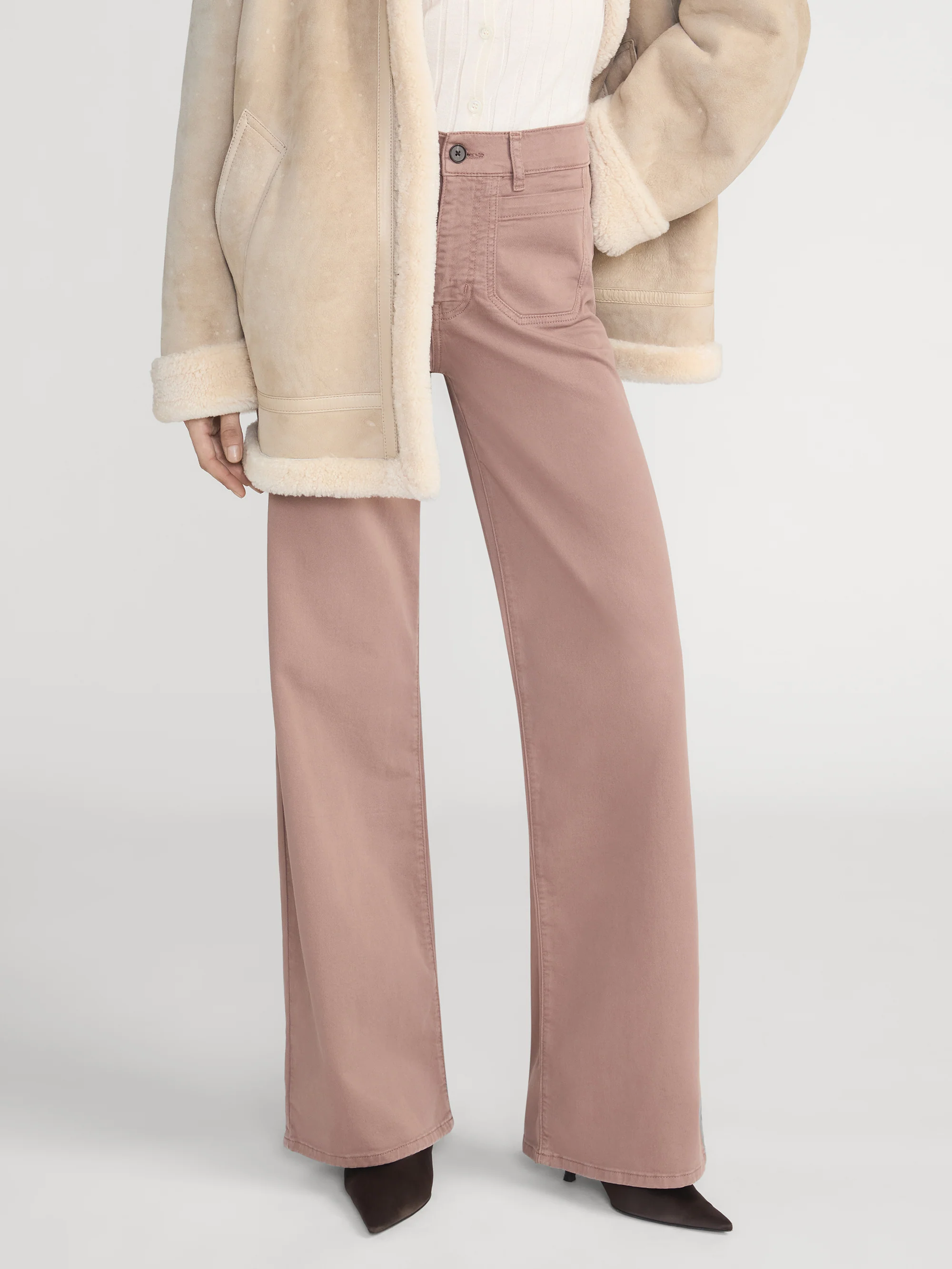 Le Slim Palazzo Modernist Pocket -- Mauve - Image 3