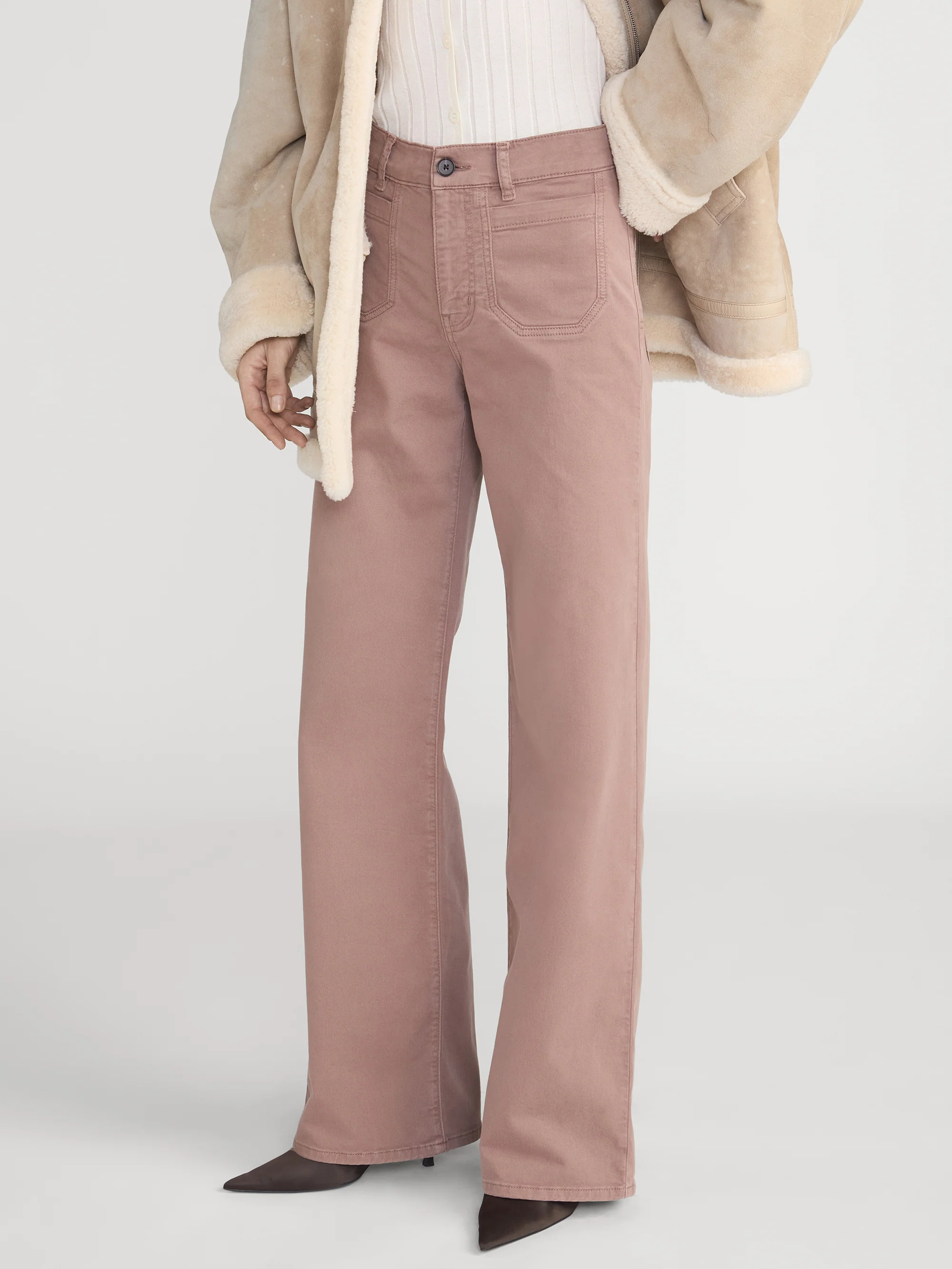 Le Slim Palazzo Modernist Pocket -- Mauve - Image 4