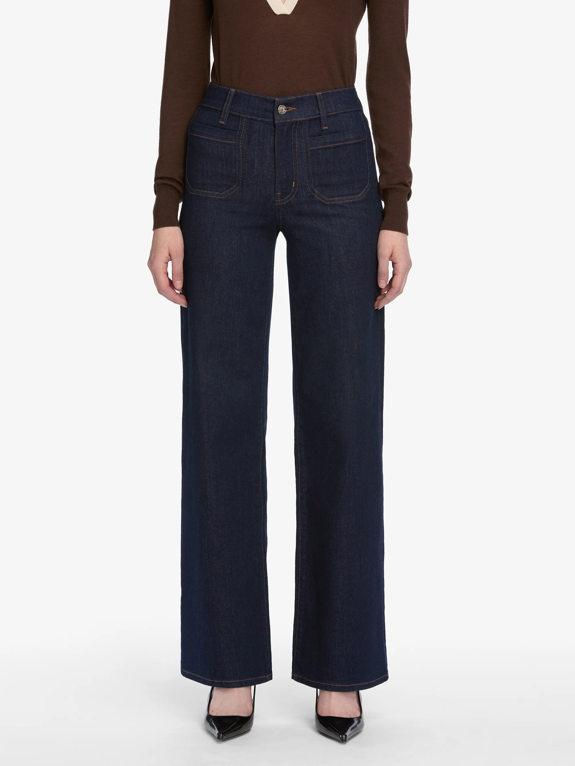 Le Slim Palazzo Modernist Pocket -- Rinse - Image 3