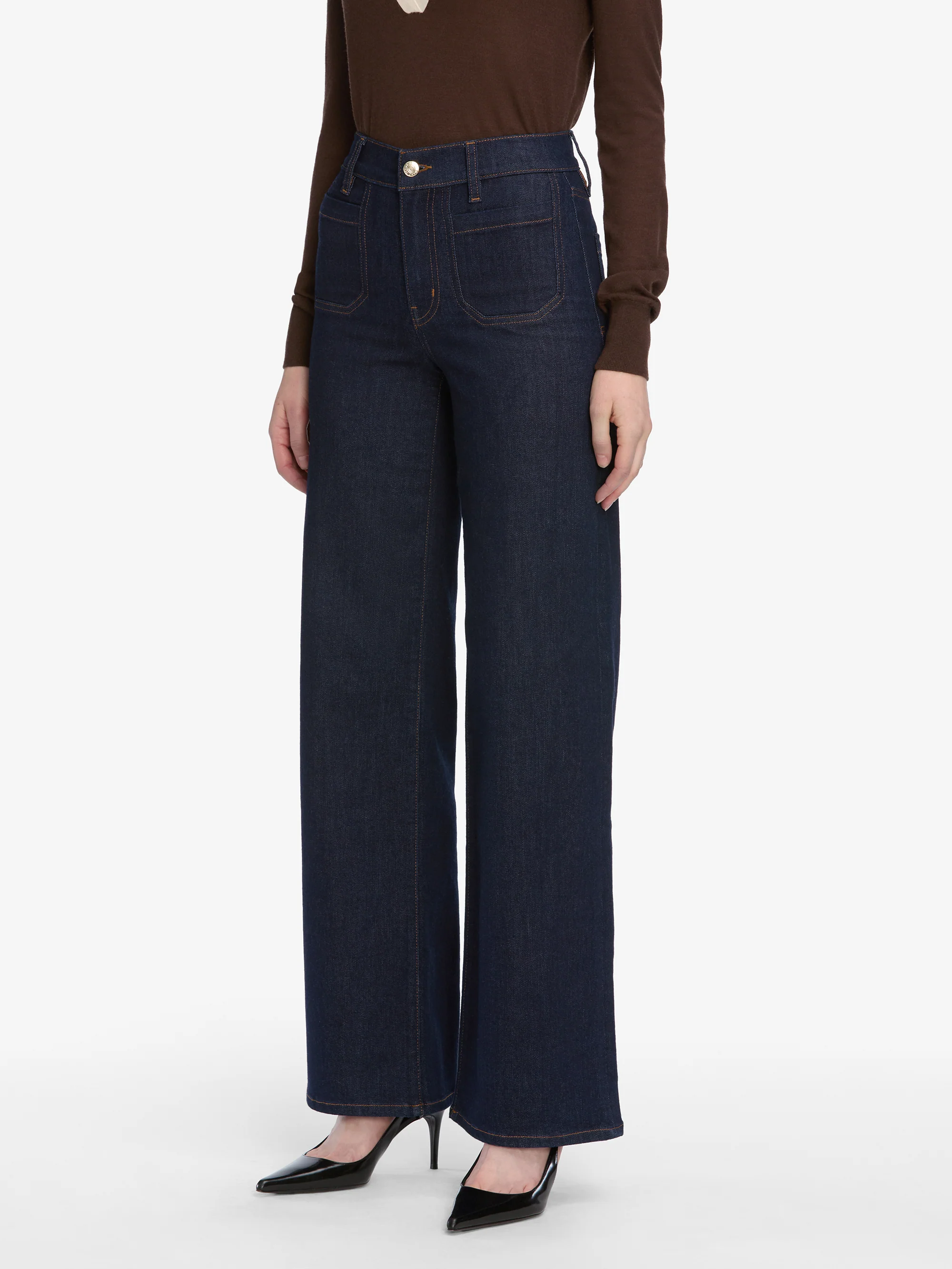 Le Slim Palazzo Modernist Pocket -- Rinse - Image 5